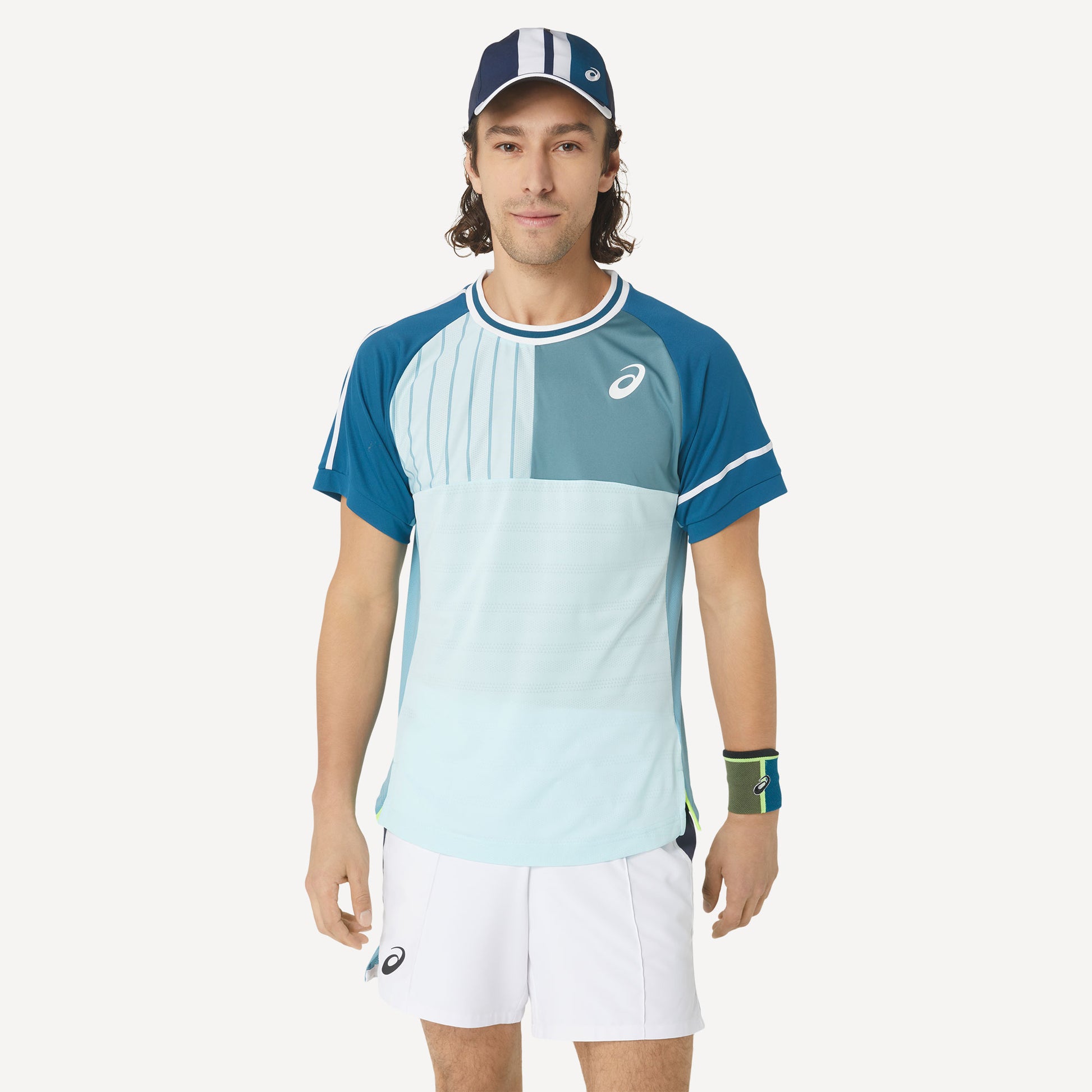 ASICS Match Men's Tennis Shirt Blue (1)