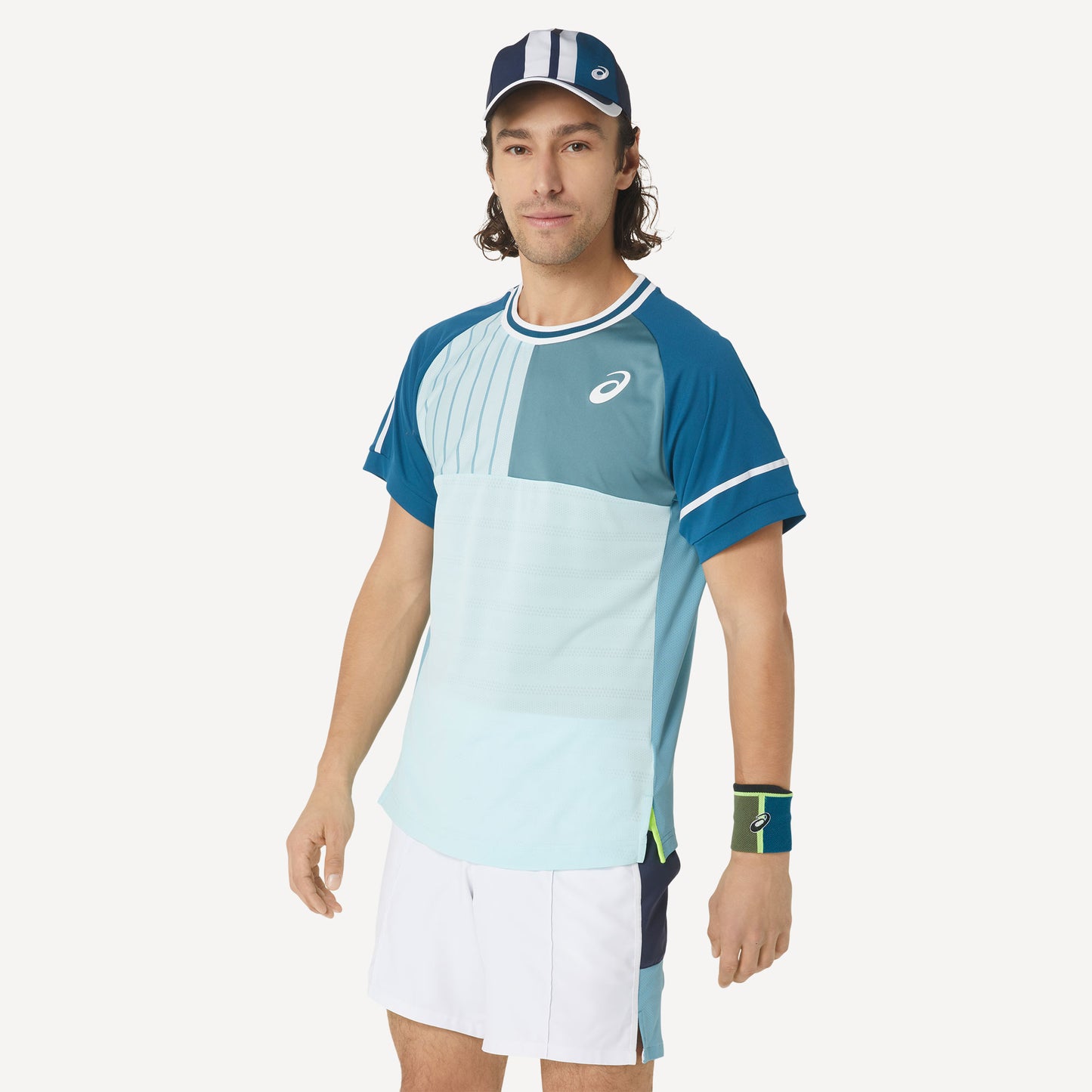ASICS Match Men's Tennis Shirt Blue (3)