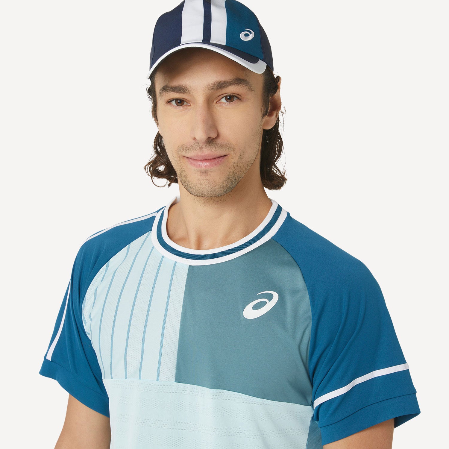 ASICS Match Men's Tennis Shirt Blue (4)