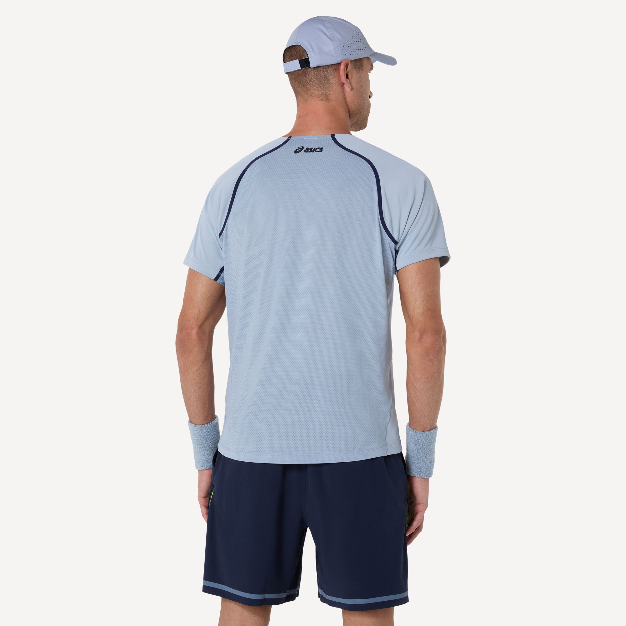 ASICS Match Men's Tennis Shirt - Blue (2)