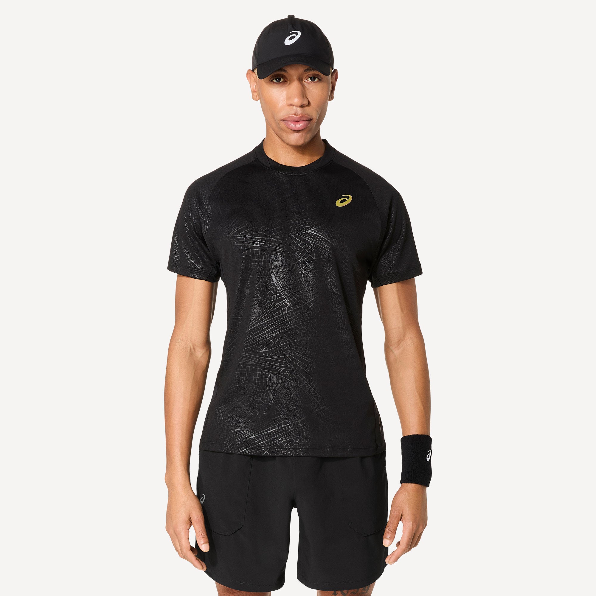 ASICS Match Night Energy Men's Tennis Shirt - Black (1)