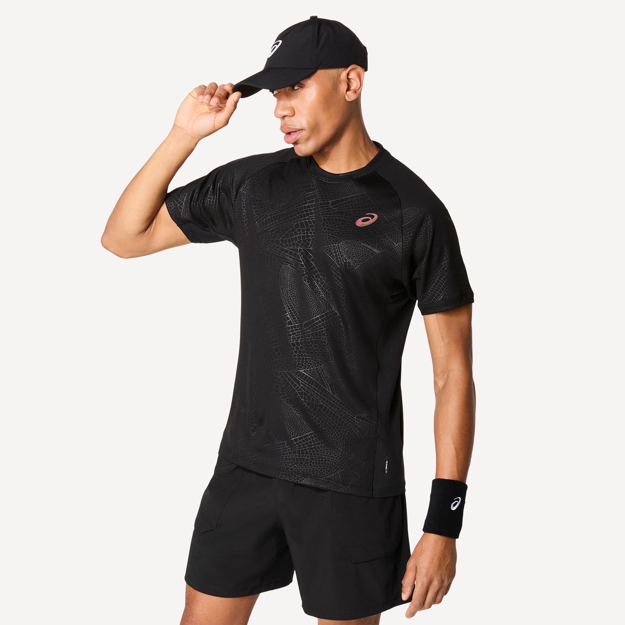 ASICS Match Night Energy Men's Tennis Shirt - Black (3)