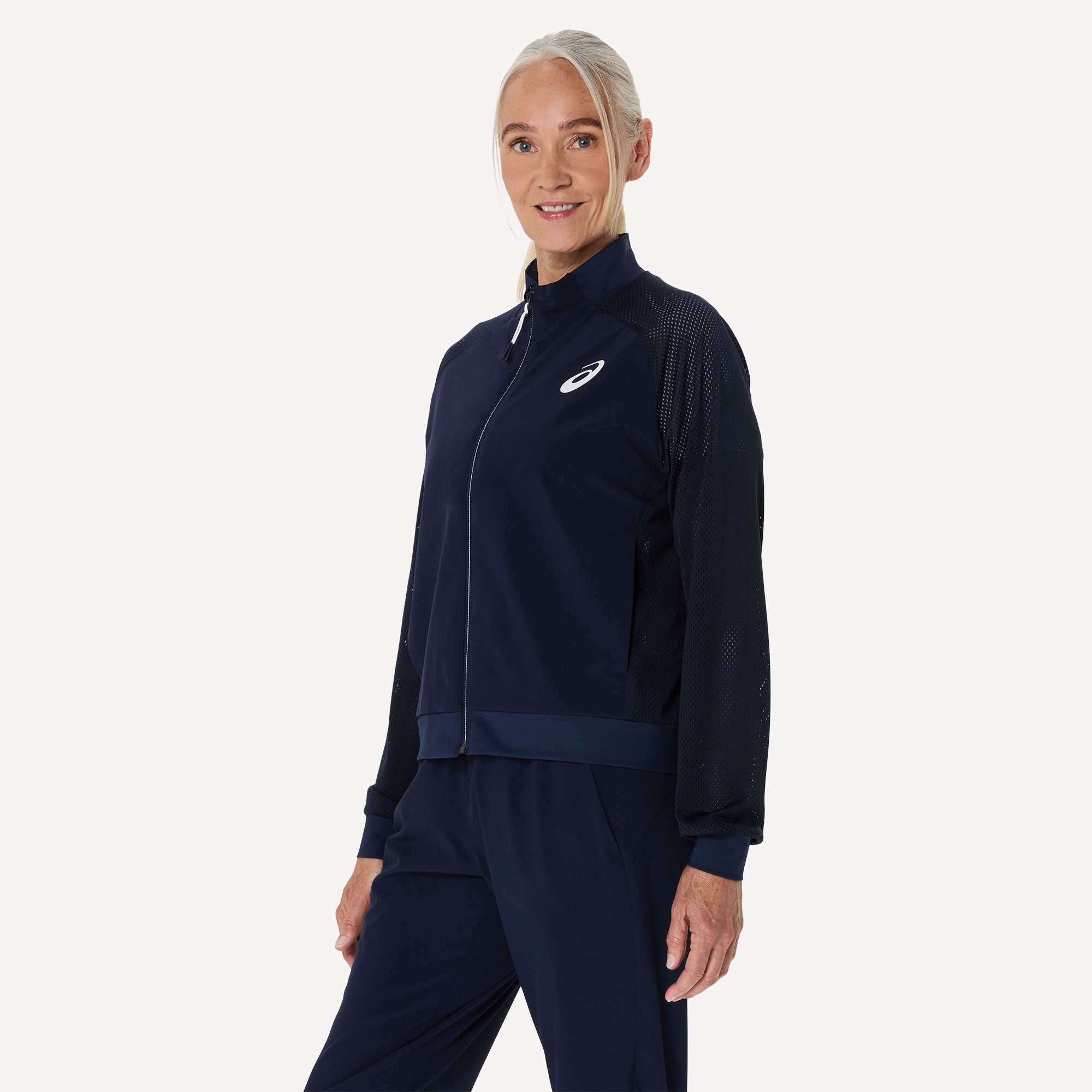 ASICS Match Women's Tennis Jacket - Dark Blue (3)