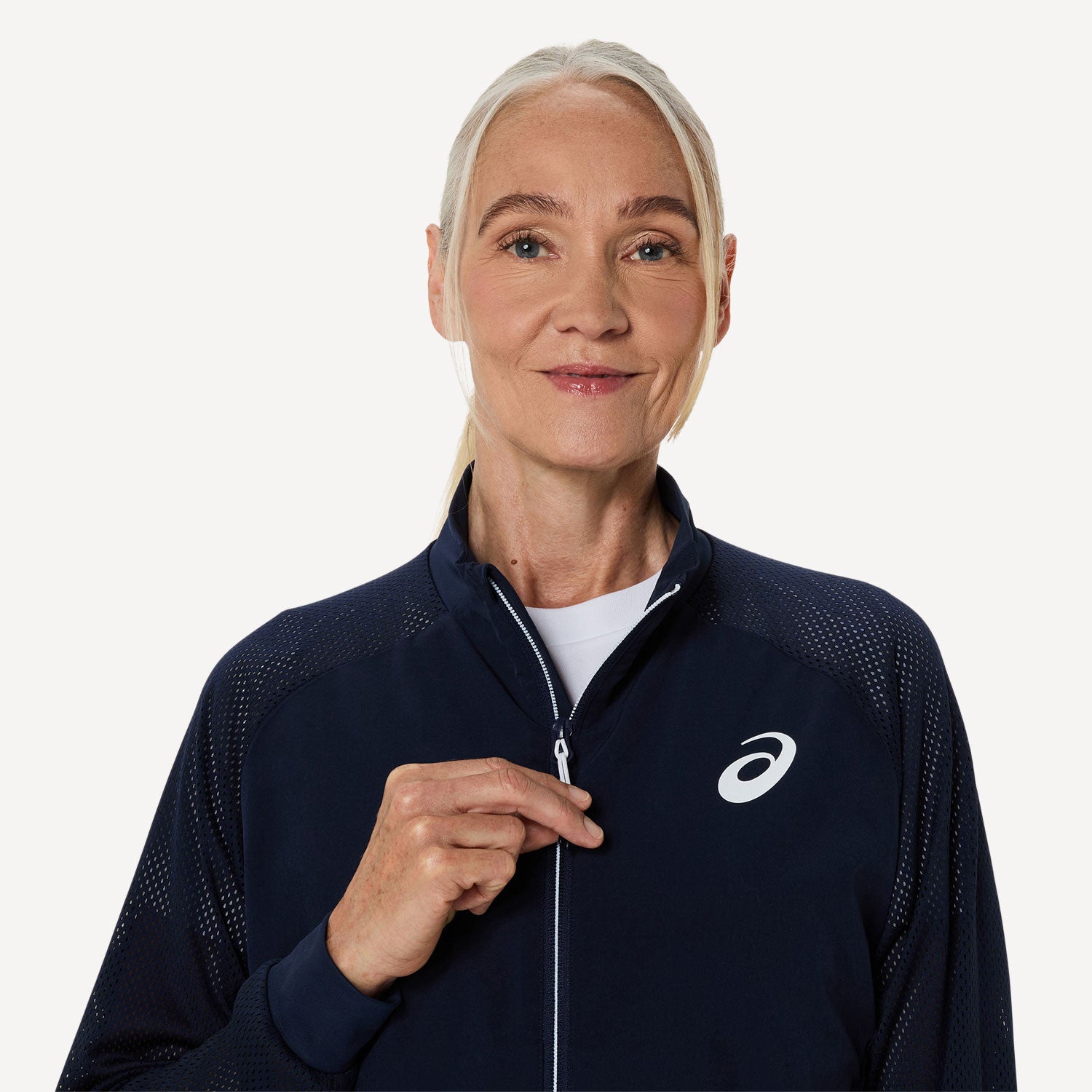 ASICS Match Women's Tennis Jacket - Dark Blue (4)