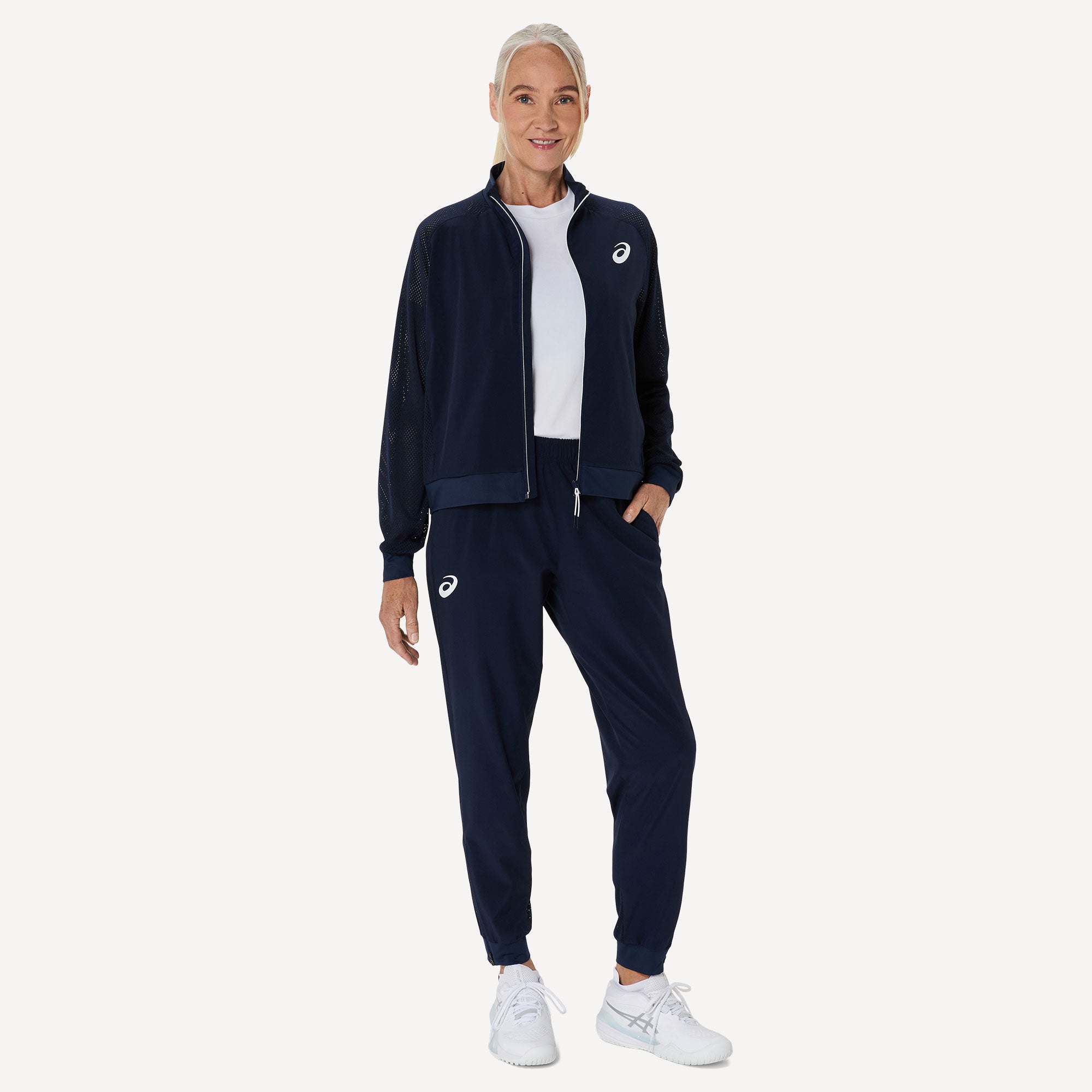 ASICS Match Women's Tennis Jacket - Dark Blue (6)