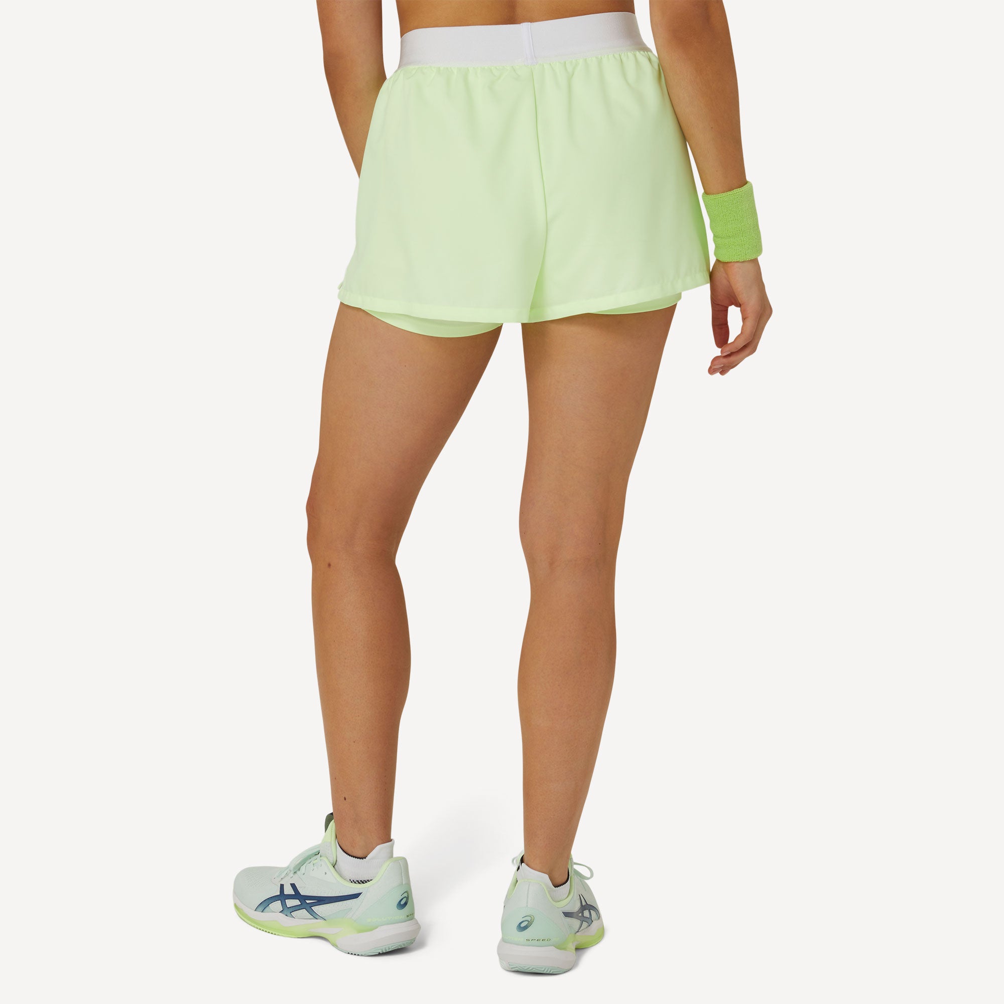 ASICS Match Women's Tennis Shorts - Yellow (1)