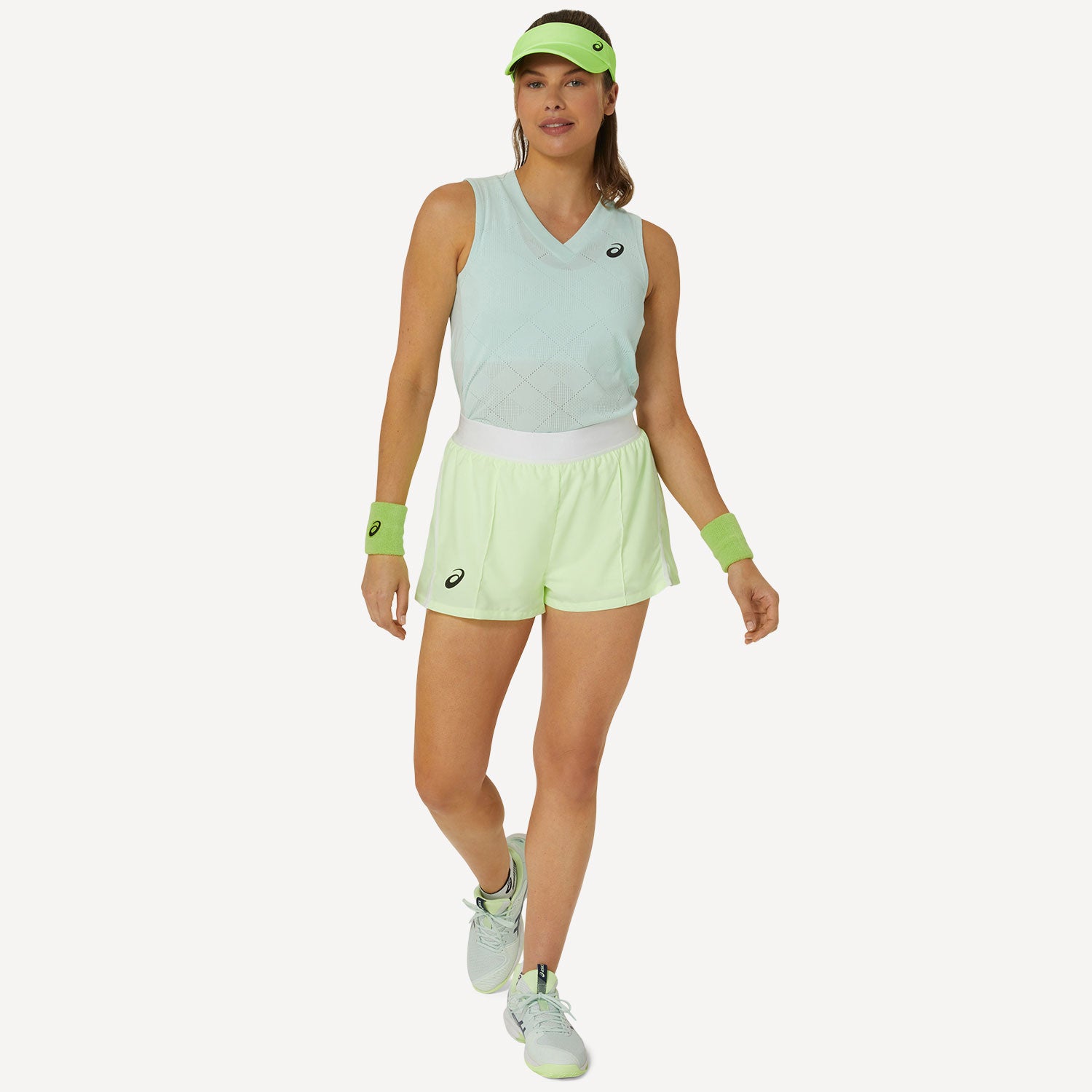 ASICS Match Women's Tennis Shorts - Yellow (7)