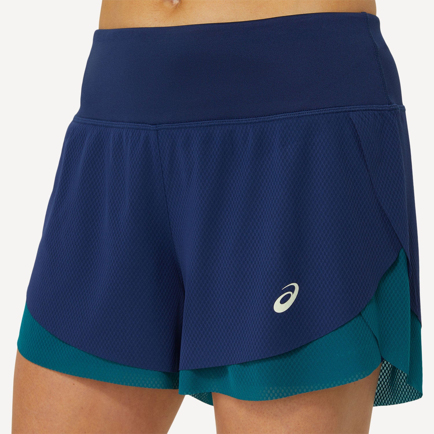 ASICS Nagino Women's 2IN1 Tennis Shorts - Dark Blue (5)