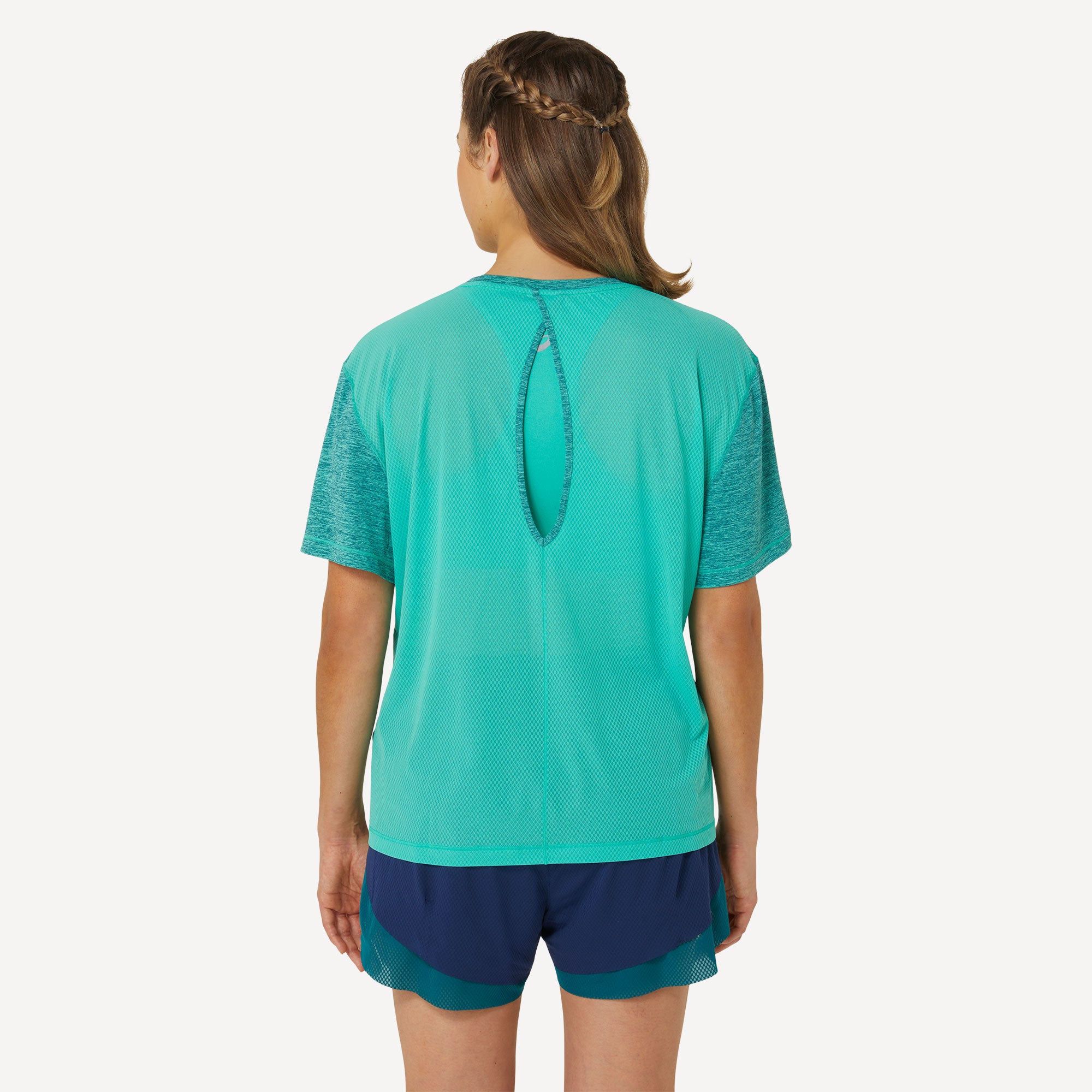 ASICS Nagino Women's Loose Tennis Shirt - Green (2)