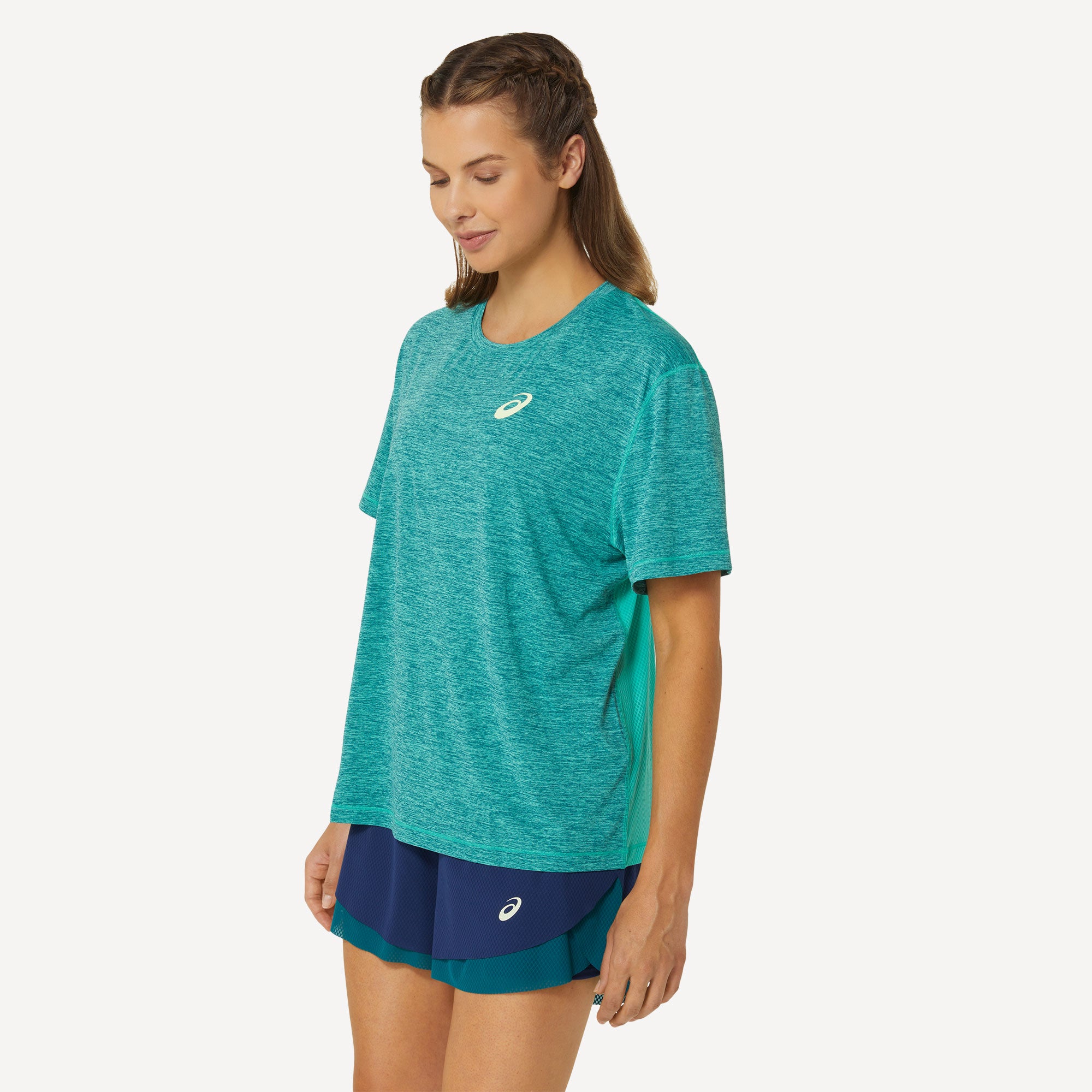 ASICS Nagino Women's Loose Tennis Shirt - Green (3)