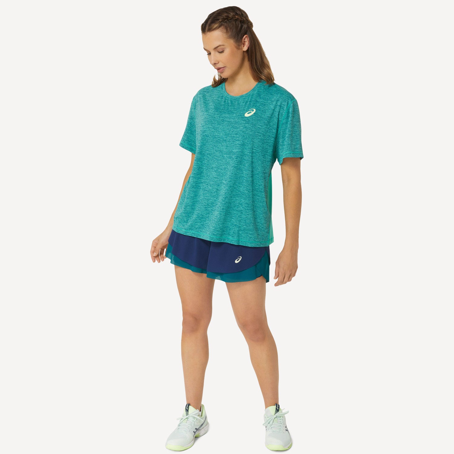 ASICS Nagino Women's Loose Tennis Shirt - Green (5)