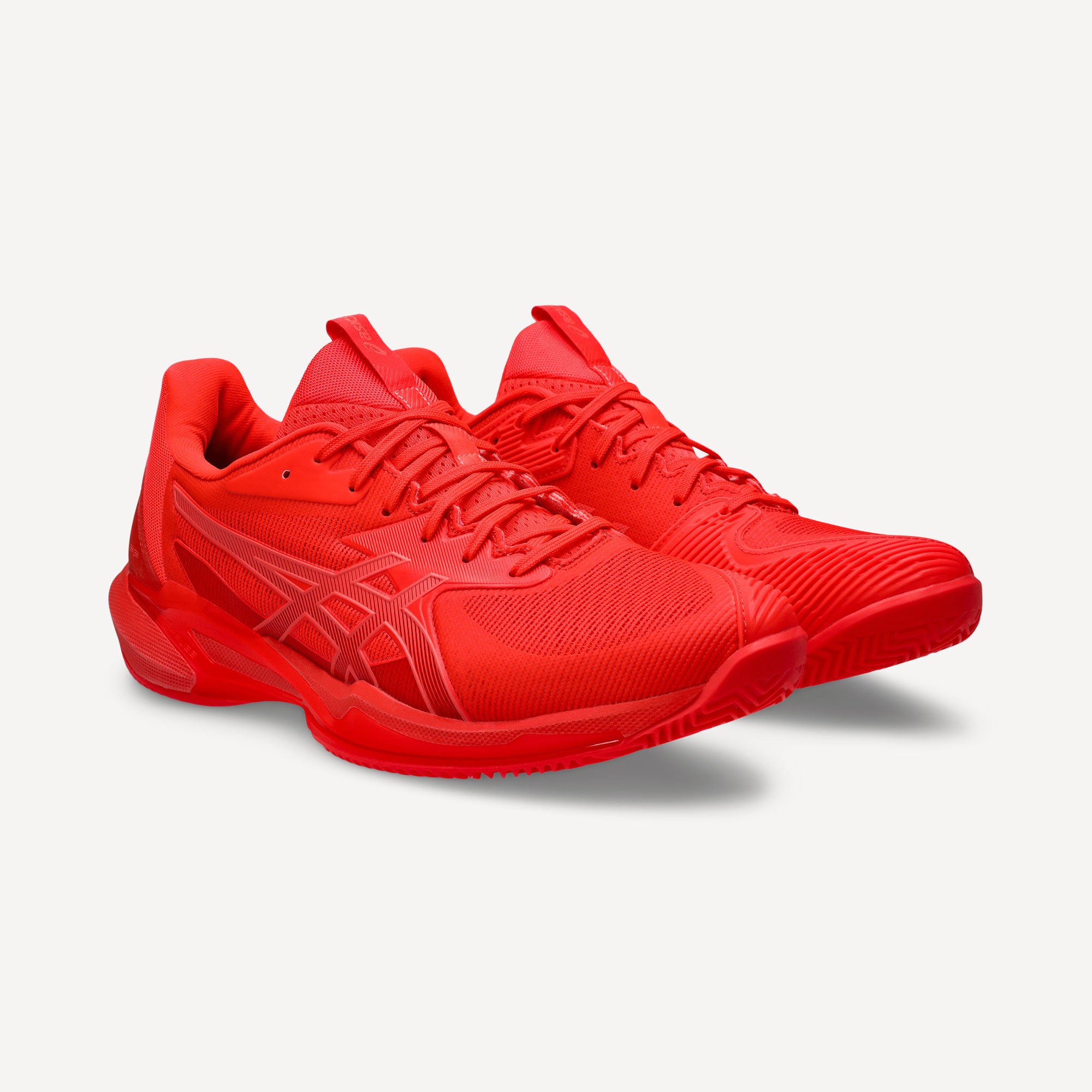 ASICS Solution Speed FF 3 Men's Clay Court Tennis Shoes - Red (4)