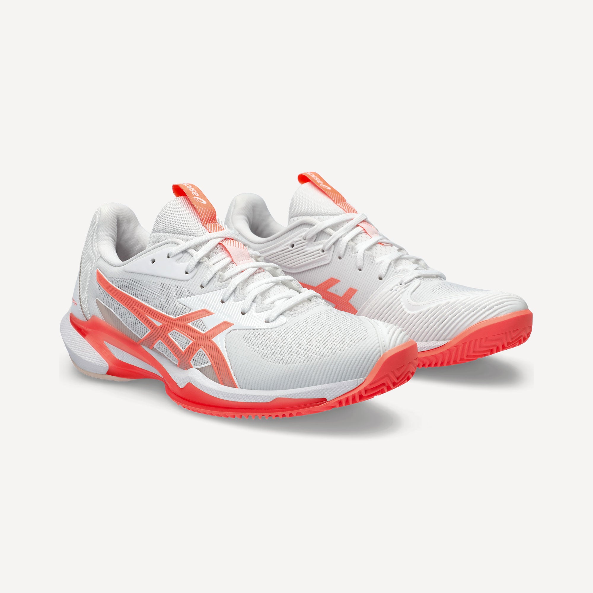 ASICS Solution Speed FF 3 Women's Clay Court Tennis Shoes - White (4)