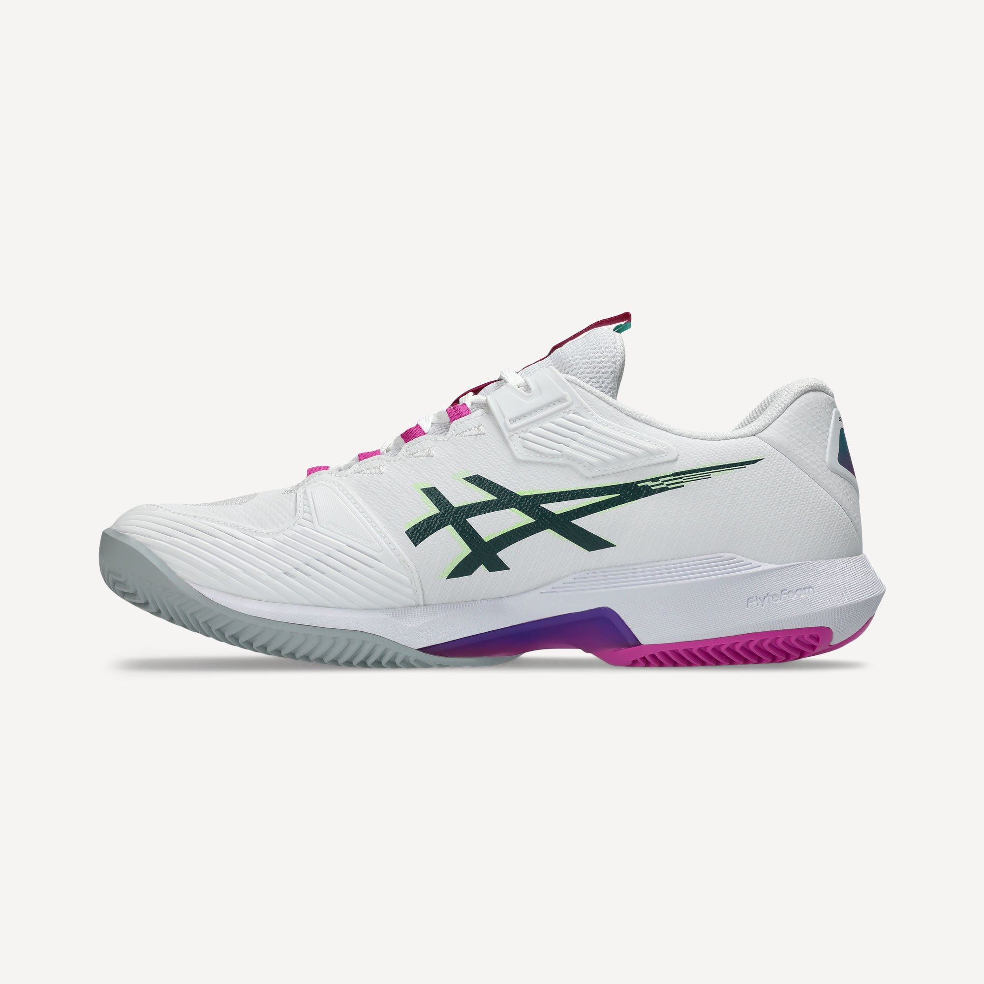 ASICS Solution Speed FF 4 Men's Clay Court Tennis Shoes - White (3)