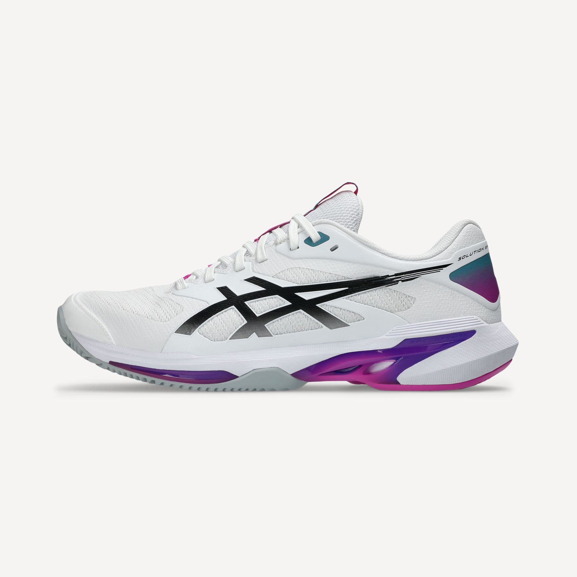 ASICS Solution Speed FF 4 Men's Clay Court Tennis Shoes - White (8)