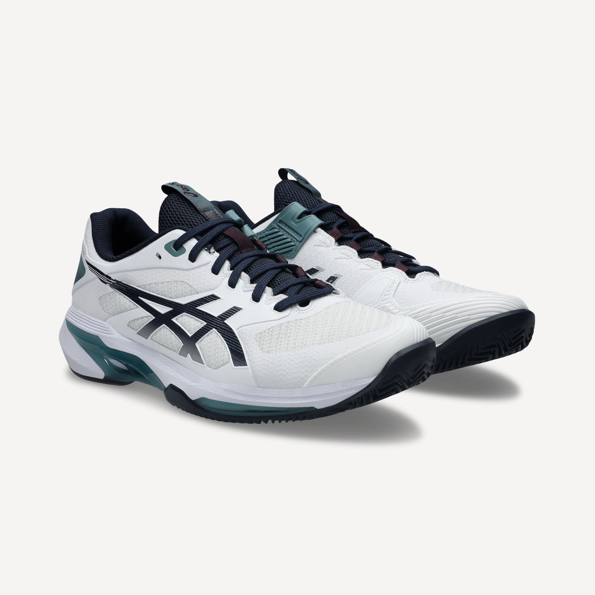 ASICS Solution Speed FF 4 Men's Clay Court Tennis Shoes - White (4)
