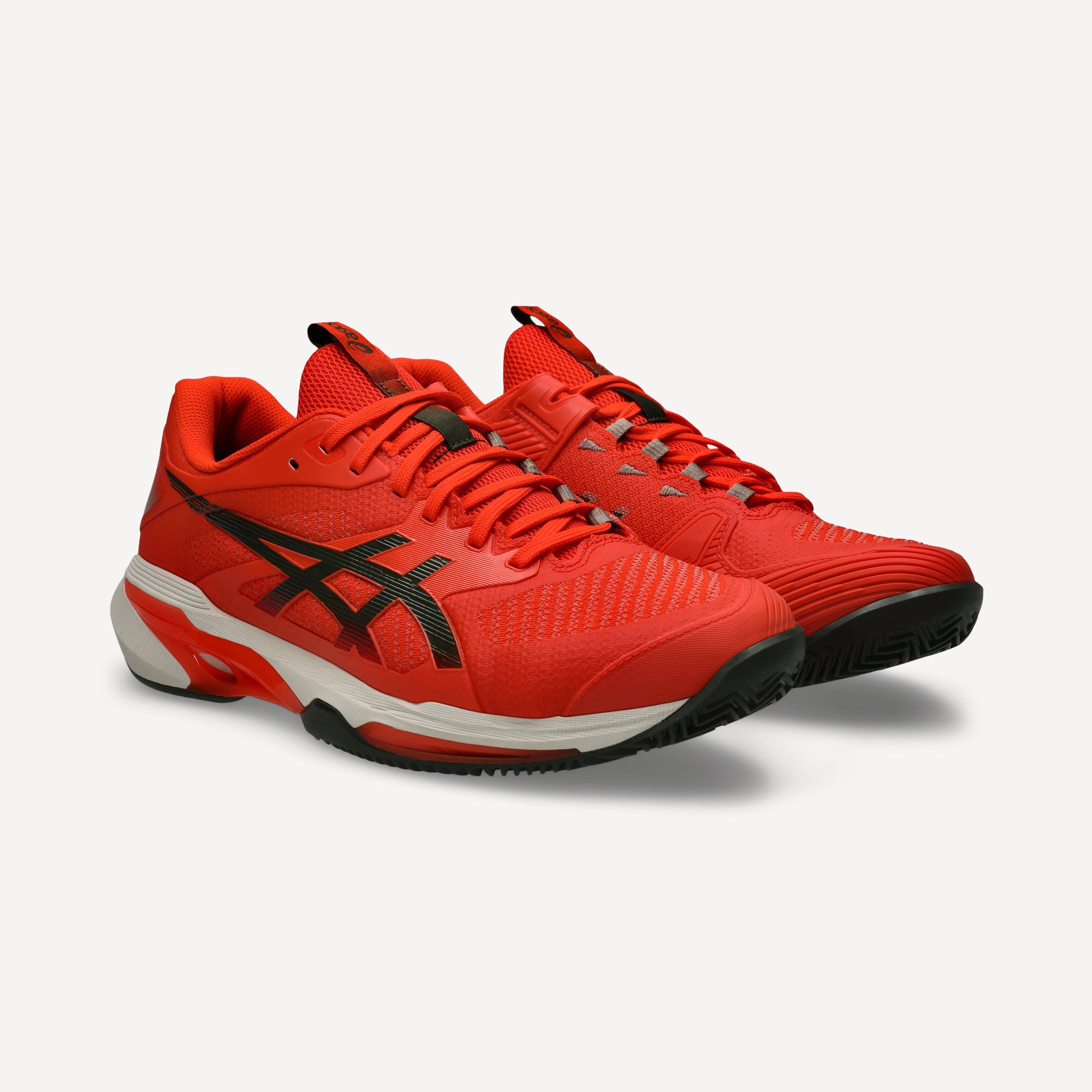ASICS Solution Speed FF 4 Men's Clay Court Tennis Shoes - Red (4)