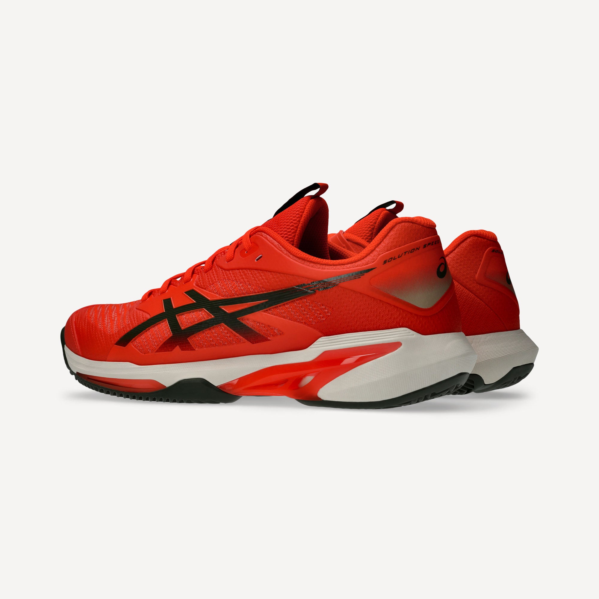 ASICS Solution Speed FF 4 Men's Clay Court Tennis Shoes - Red (5)