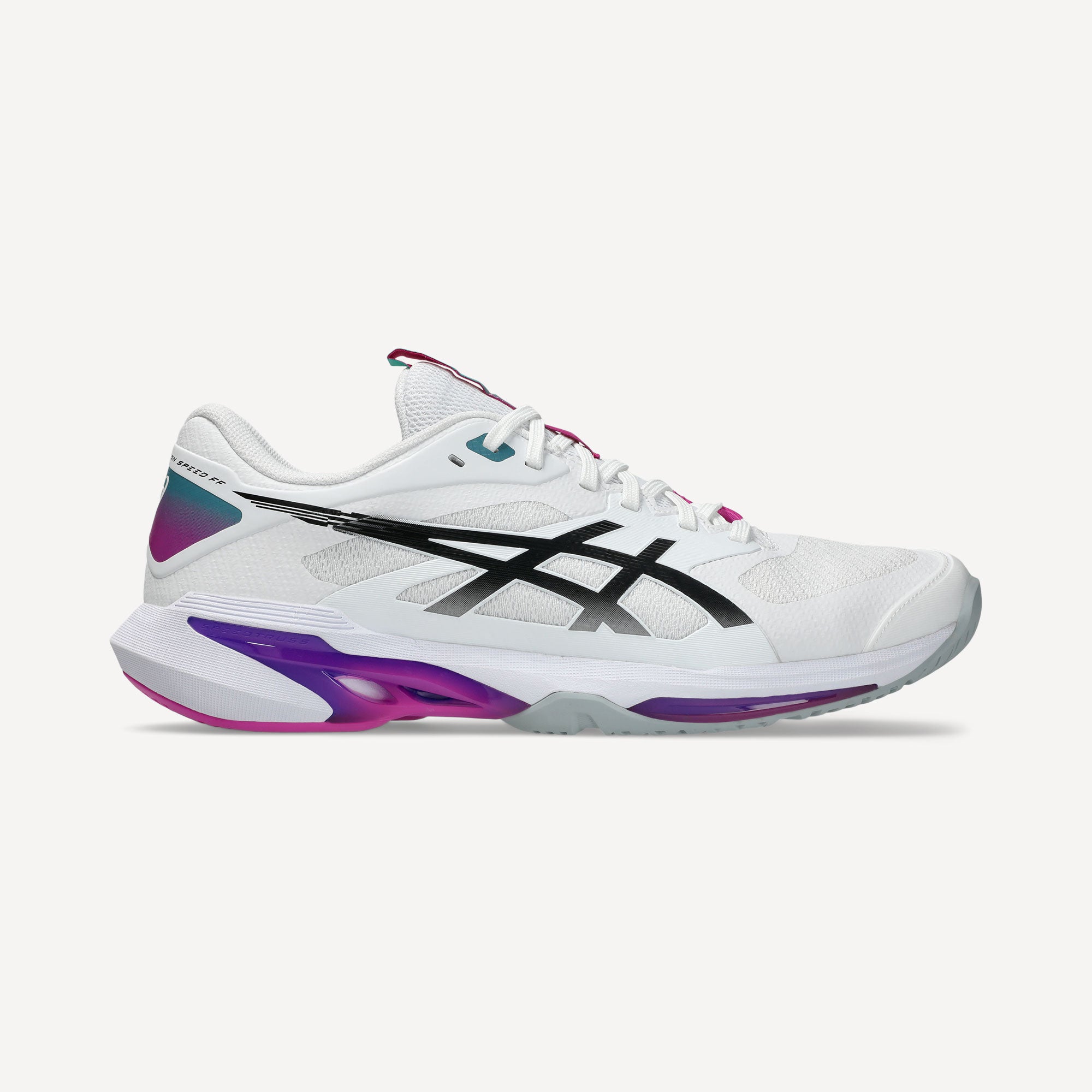 ASICS Solution Speed FF 4 Men's Hard Court Tennis Shoes - White (1)