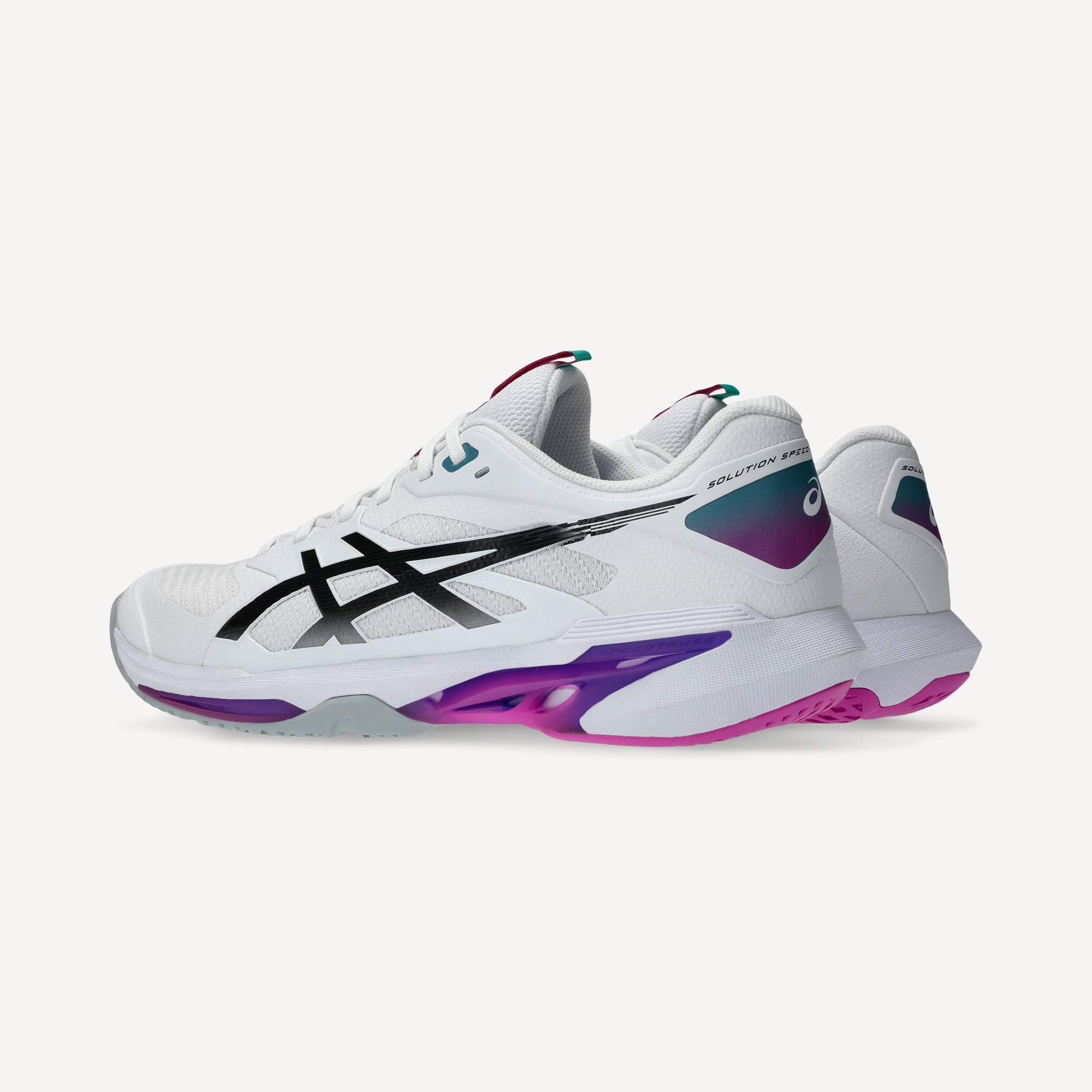 ASICS Solution Speed FF 4 Men's Hard Court Tennis Shoes - White (5)