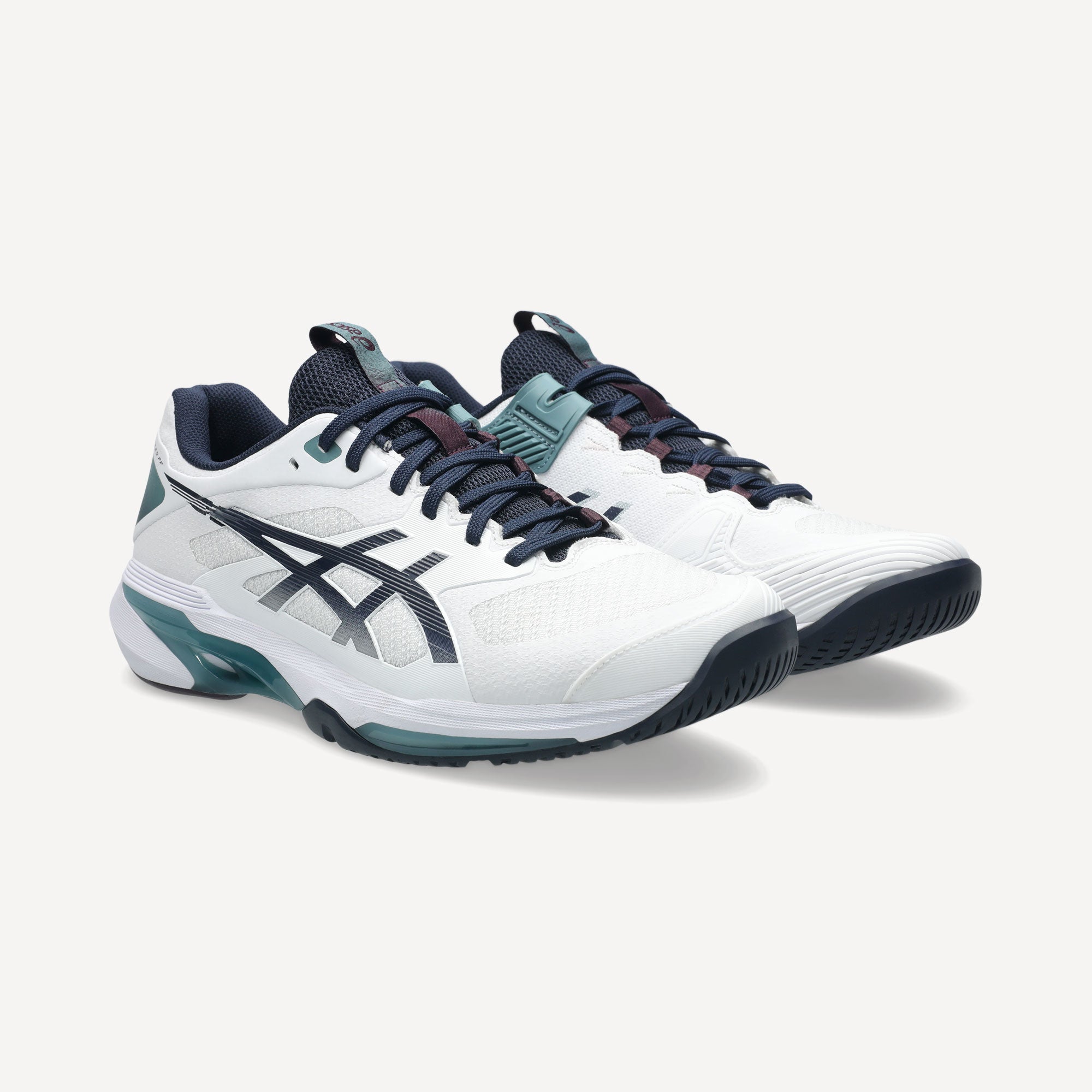 ASICS Solution Speed FF 4 Men's Hard Court Tennis Shoes - White (4)