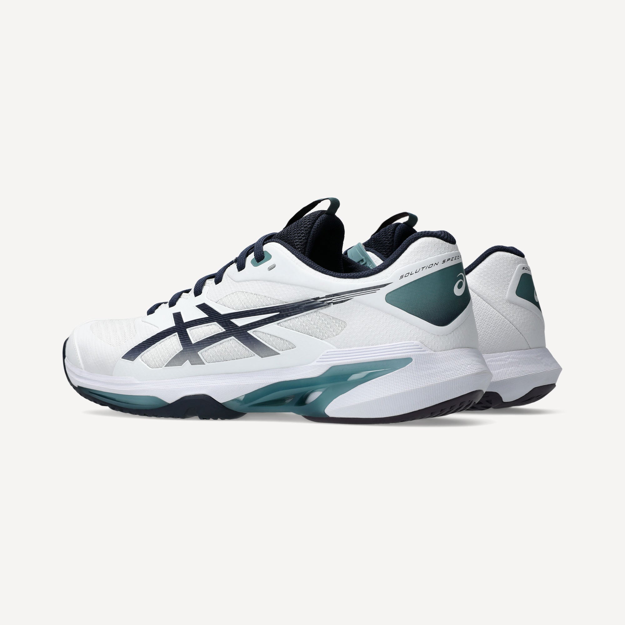 ASICS Solution Speed FF 4 Men's Hard Court Tennis Shoes - White (5)