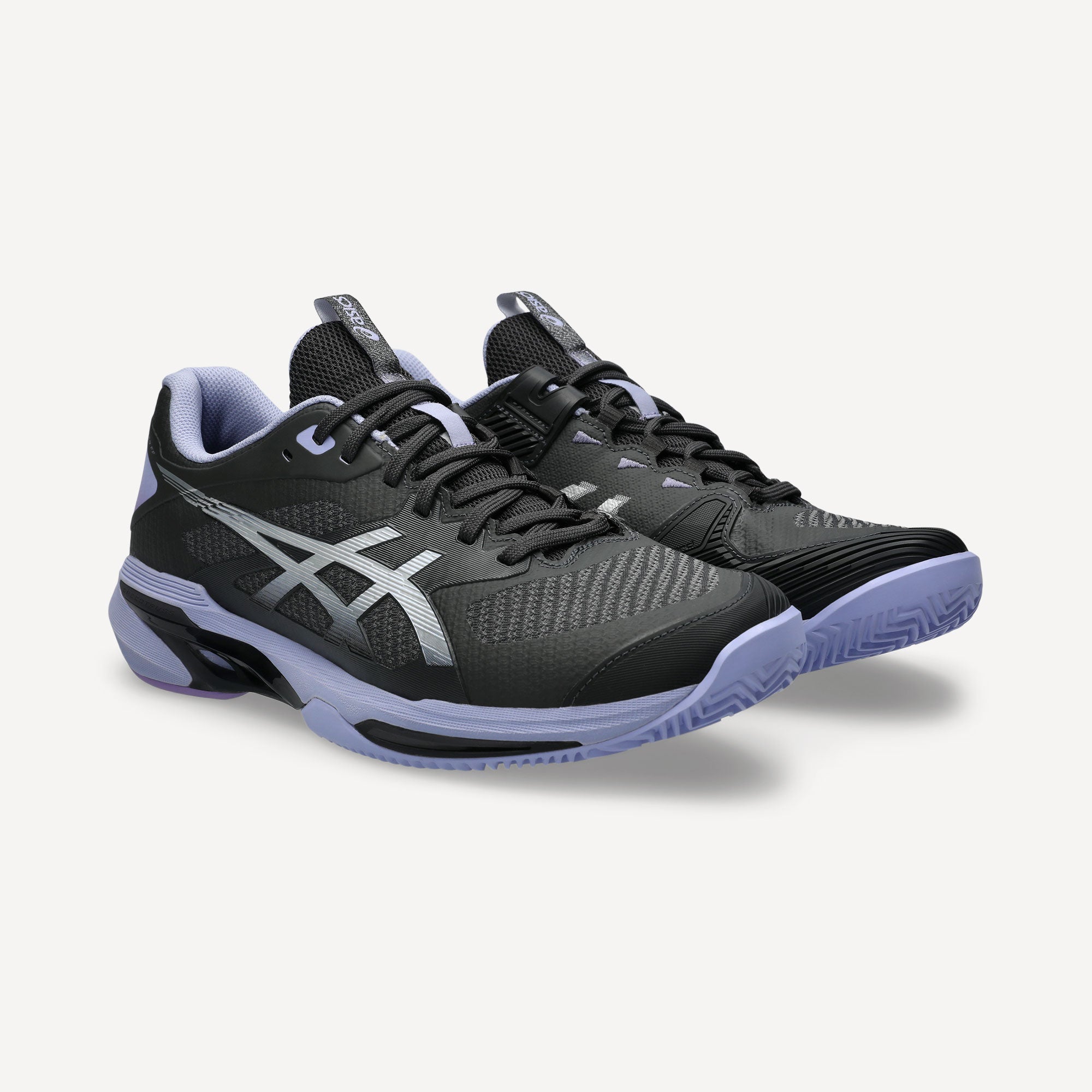 ASICS Solution Speed FF 4 Night Energy Men's Clay Court Tennis Shoes - Grey (4)