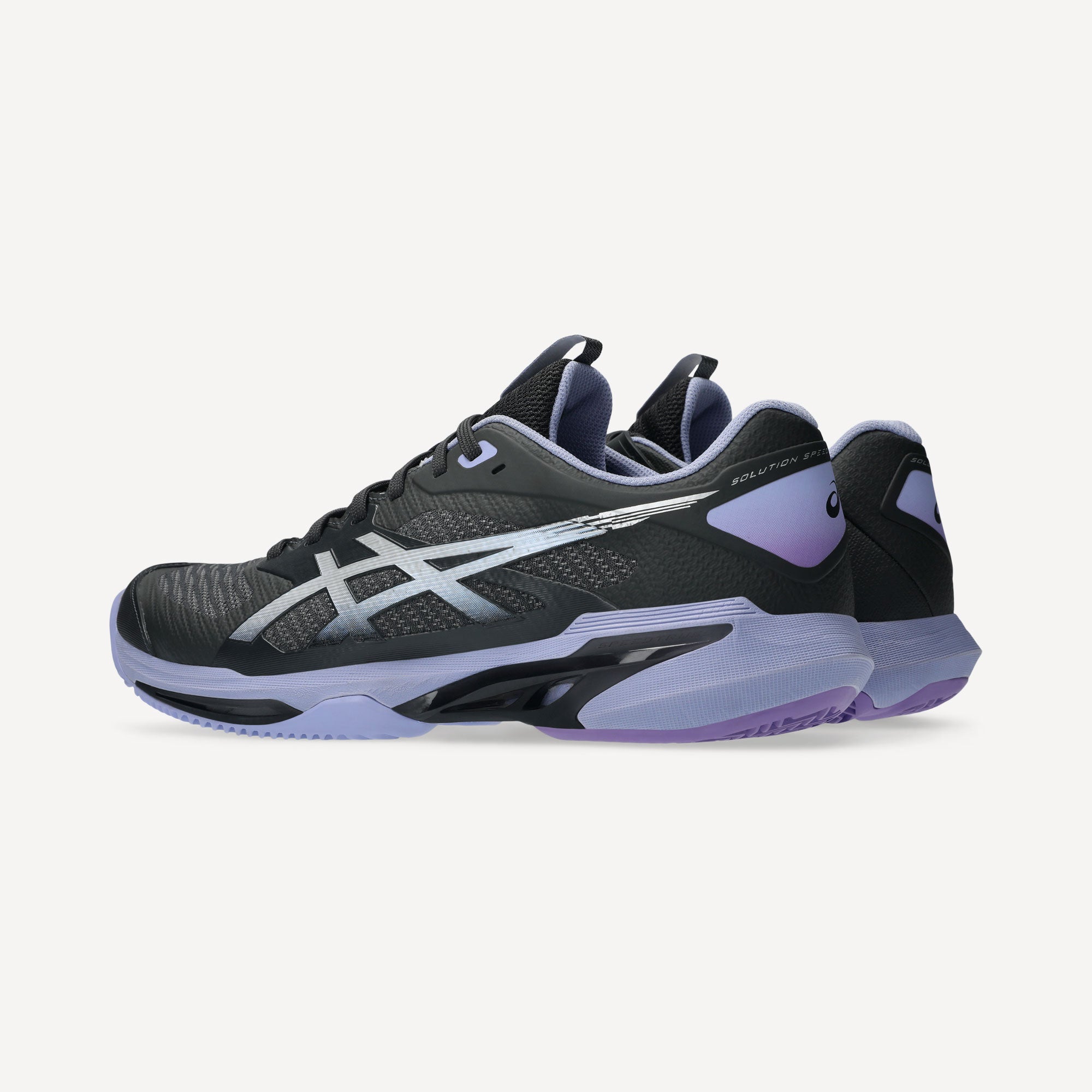 ASICS Solution Speed FF 4 Night Energy Men's Clay Court Tennis Shoes - Grey (5)