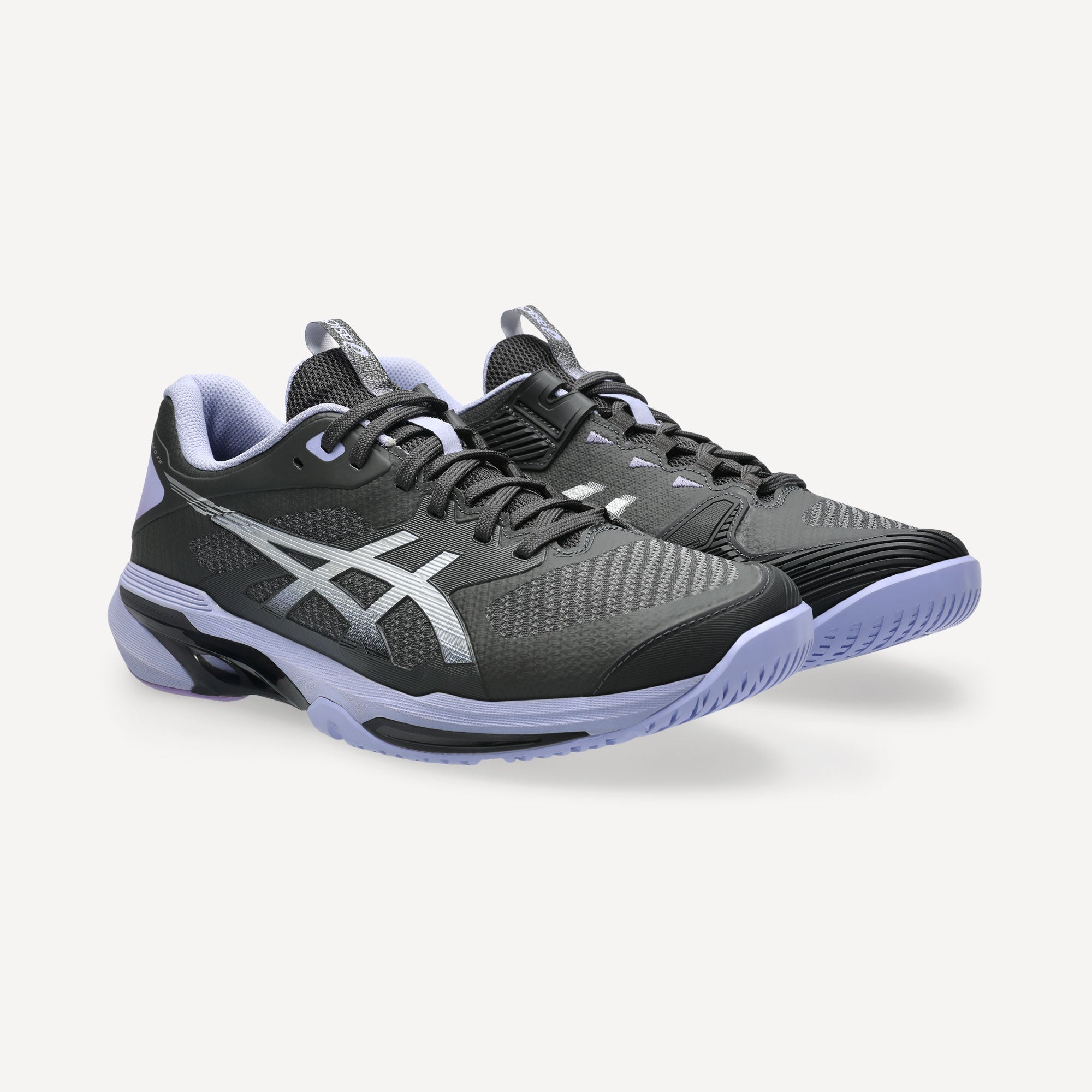 ASICS Solution Speed FF 4 Night Energy Men's Hard Court Tennis Shoes - Grey (4)