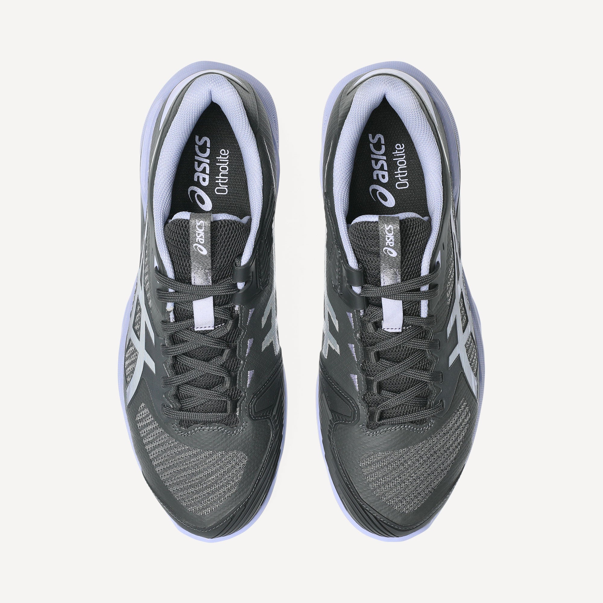 ASICS Solution Speed FF 4 Night Energy Men's Hard Court Tennis Shoes - Grey (7)