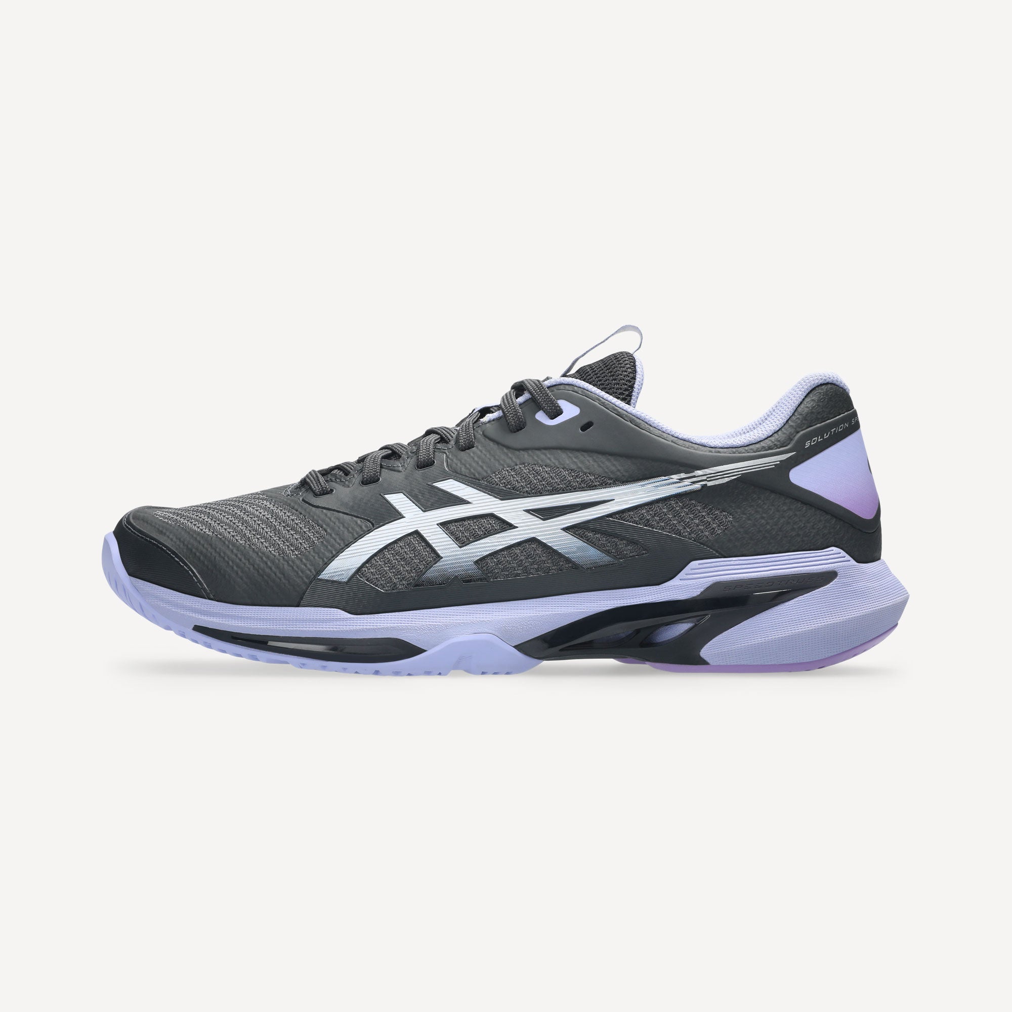 ASICS Solution Speed FF 4 Night Energy Men's Hard Court Tennis Shoes - Grey (8)