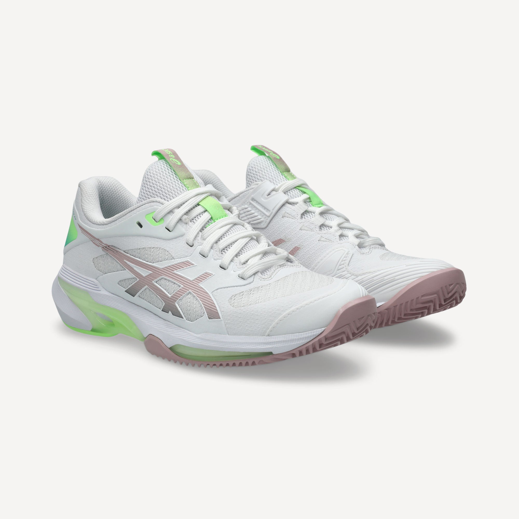 ASICS Solution Speed FF 4 Women's Clay Court Tennis Shoes - White (4)