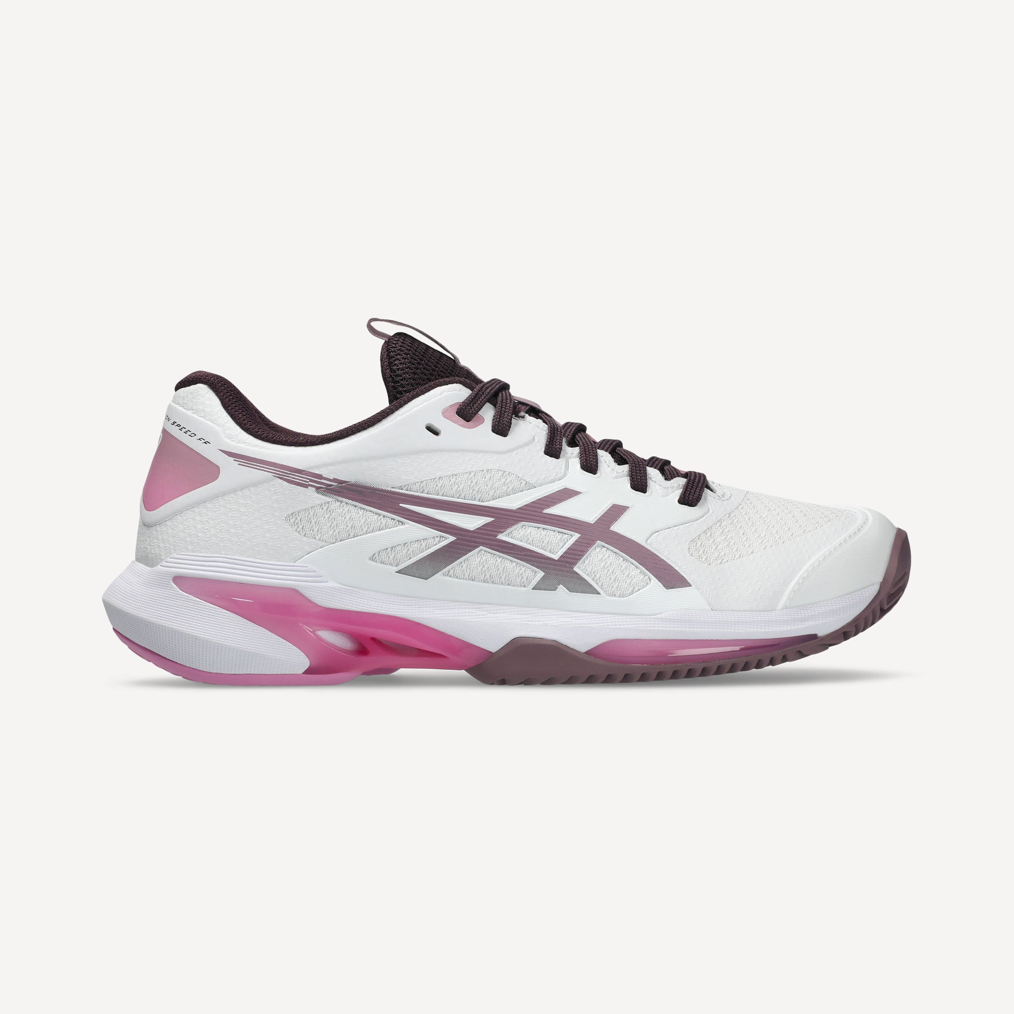 ASICS Solution Speed FF 4 Women's Clay Court Tennis Shoes - White (1)