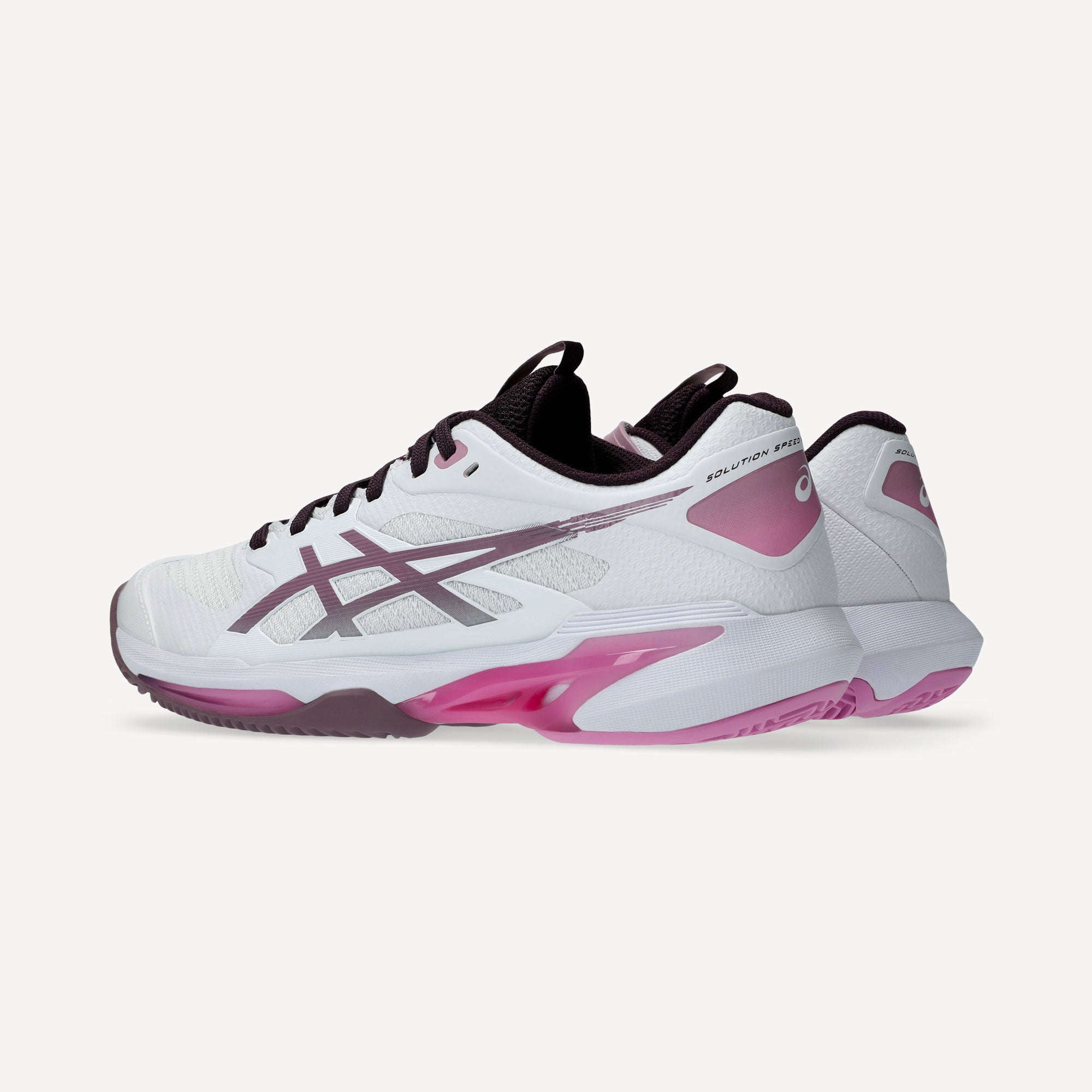 ASICS Solution Speed FF 4 Women's Clay Court Tennis Shoes - White (5)
