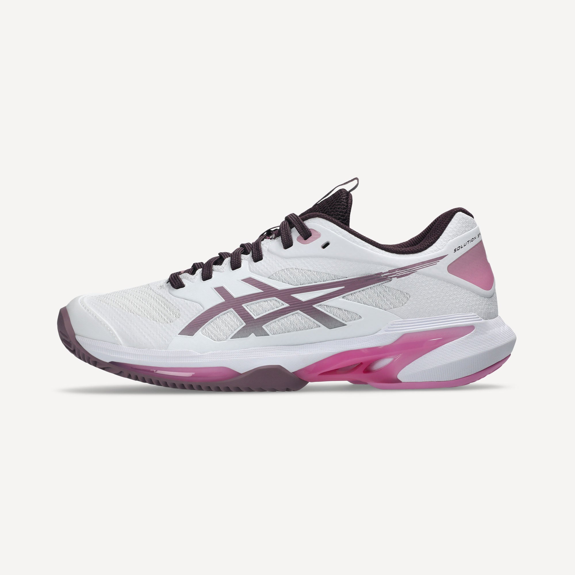 ASICS Solution Speed FF 4 Women's Clay Court Tennis Shoes - White (8)