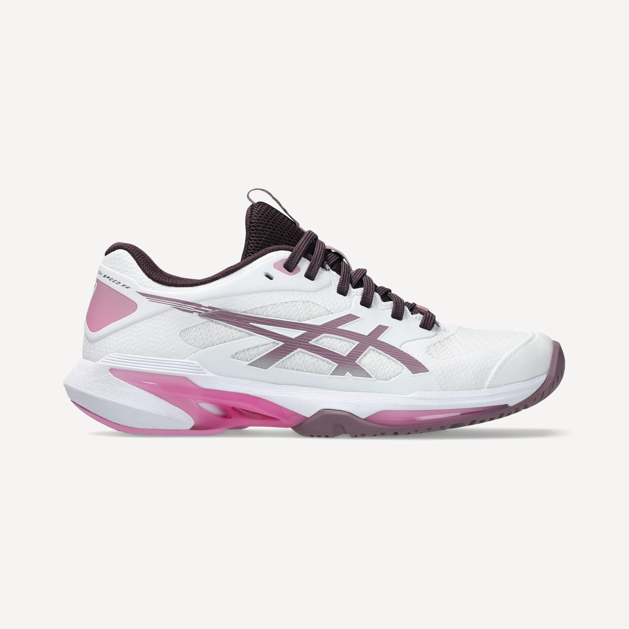 ASICS Solution Speed FF 4 Women's Hard Court Tennis Shoes - White (1)