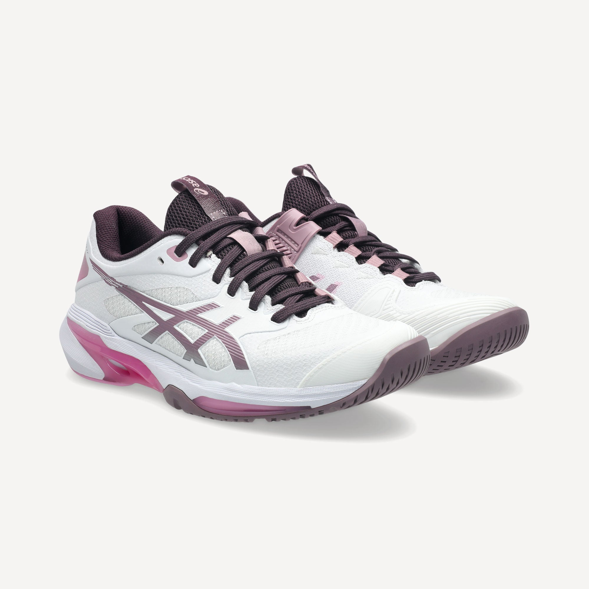 ASICS Solution Speed FF 4 Women's Hard Court Tennis Shoes - White (4)