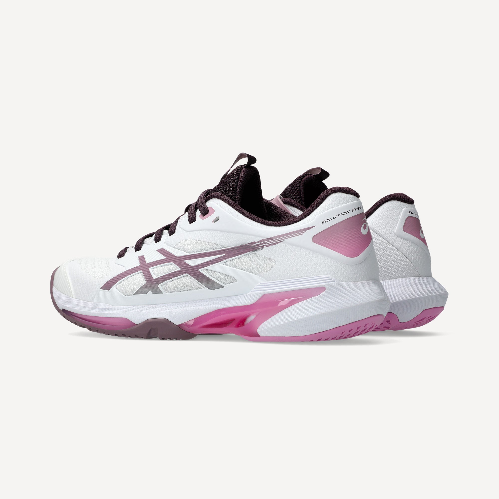 ASICS Solution Speed FF 4 Women's Hard Court Tennis Shoes - White (5)