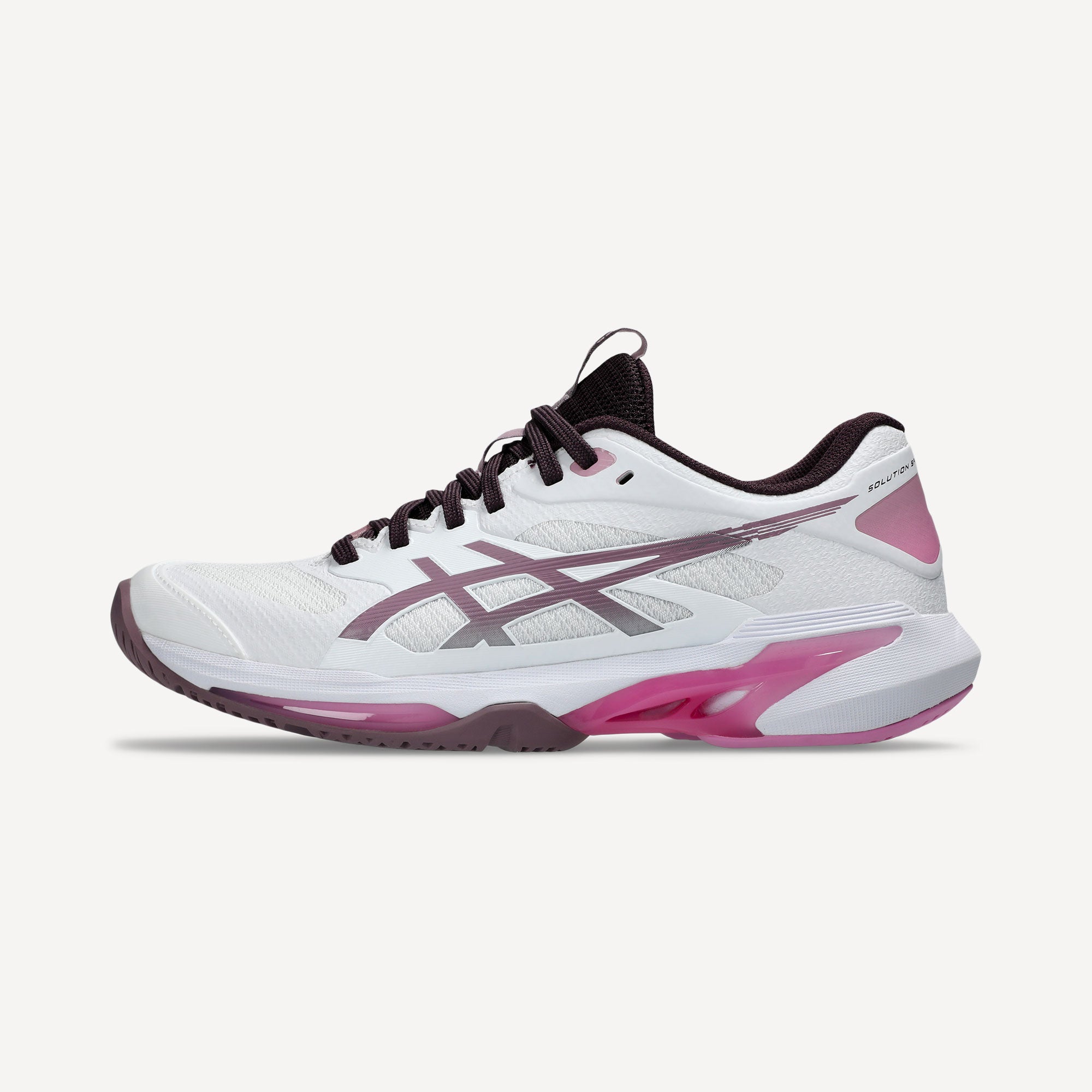 ASICS Solution Speed FF 4 Women's Hard Court Tennis Shoes - White (8)