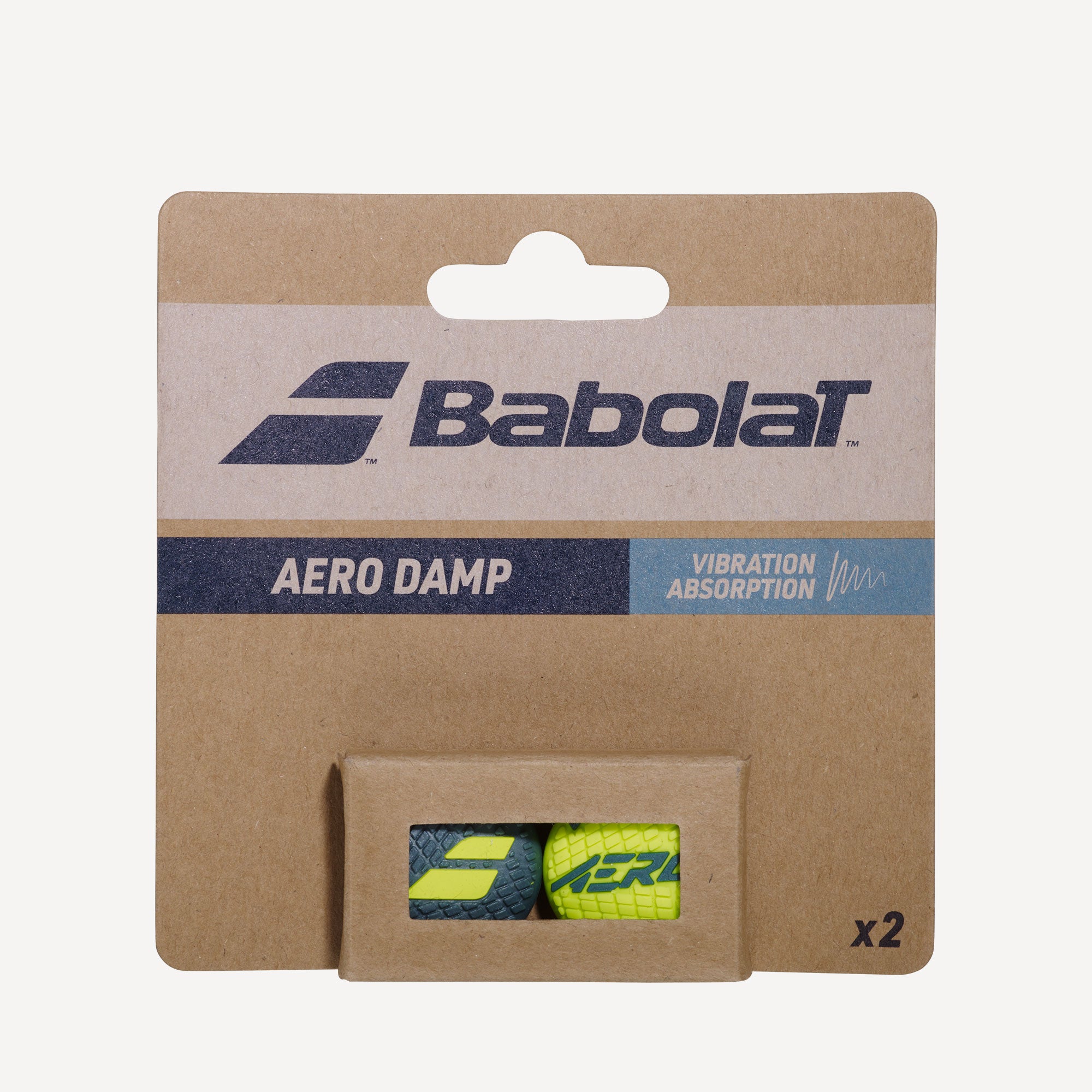 Babolat Aero Tennis Dampener - Grey/Yellow (1)