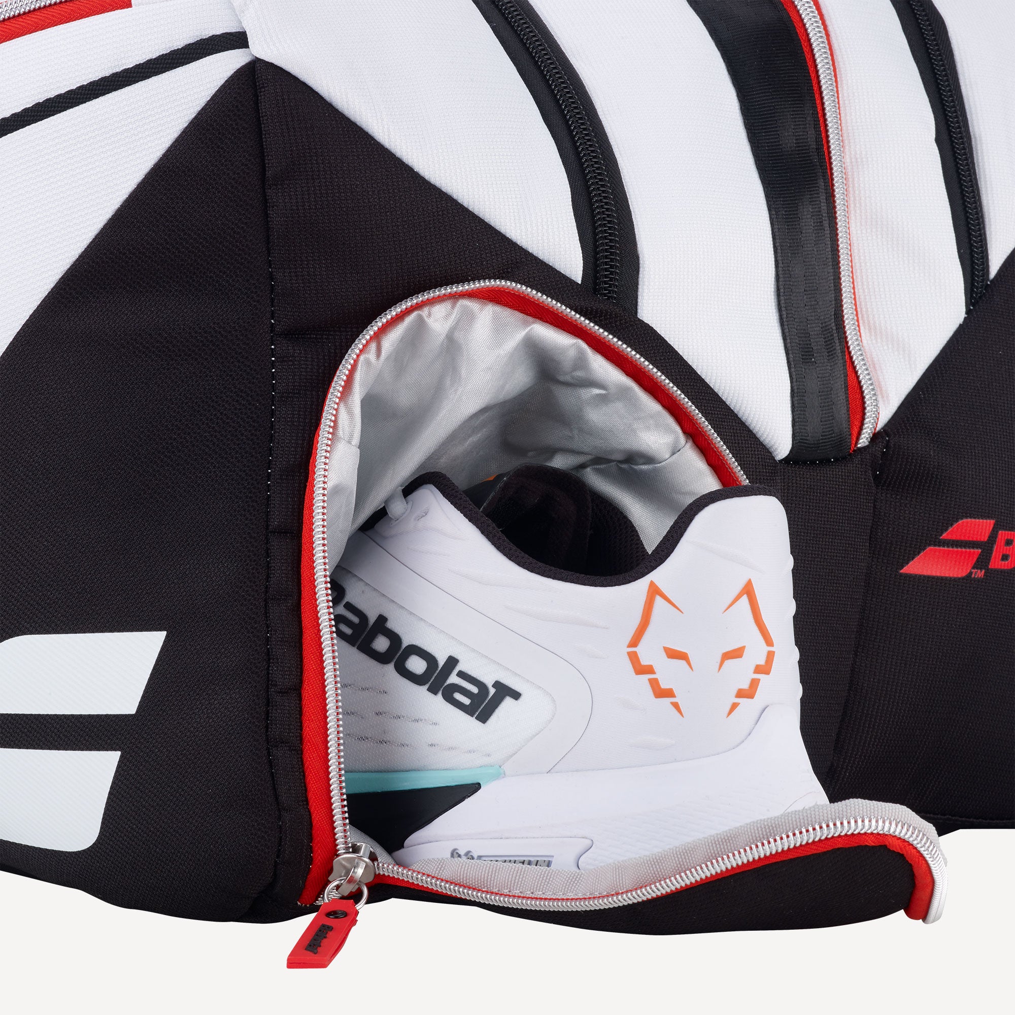 Babolat Pro Technical Racket Holder Padel Bag - White (3)