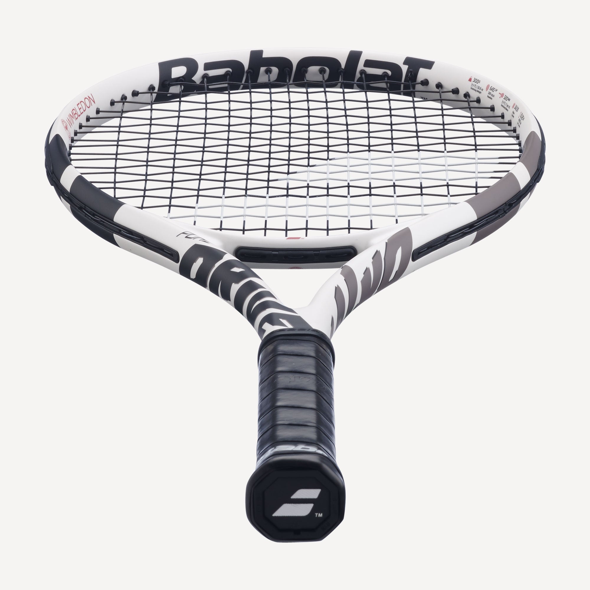 ラケット(硬式用) Babolat PURE DRIVE WIMBLEDON 2017 G3 Babolat Pure Drive Wimbledon Tennis Racket - White | Tennis Only