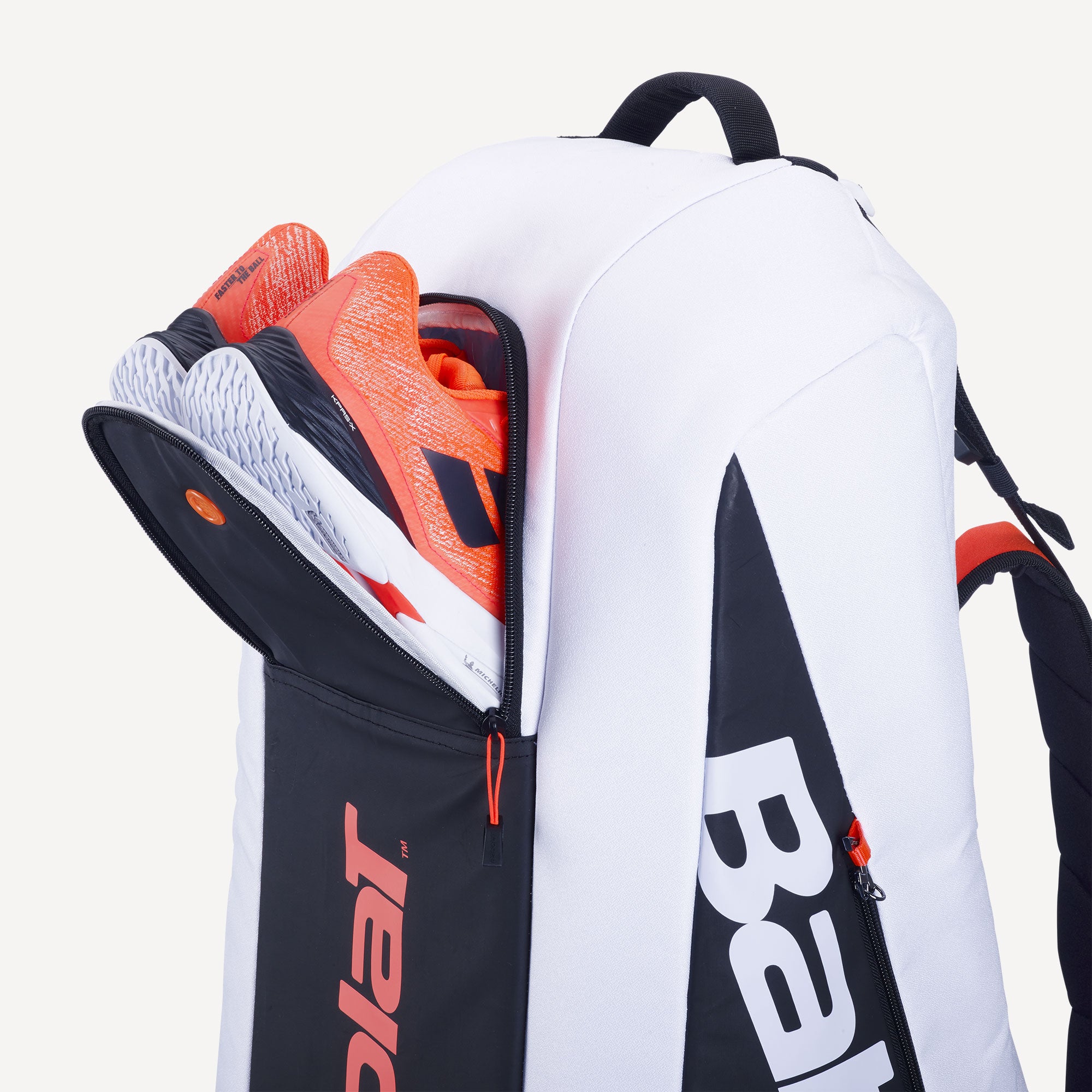 Babolat Pure Strike 6 Racket 4th Gen Tennis Bag White Tennis Only