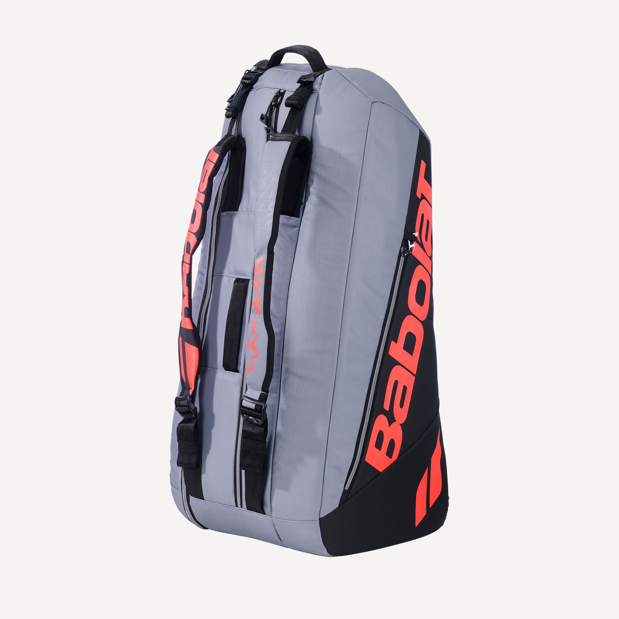 Babolat Pure Strike 6 Racket Carbon Grey Tennis Bag - Grey (1)
