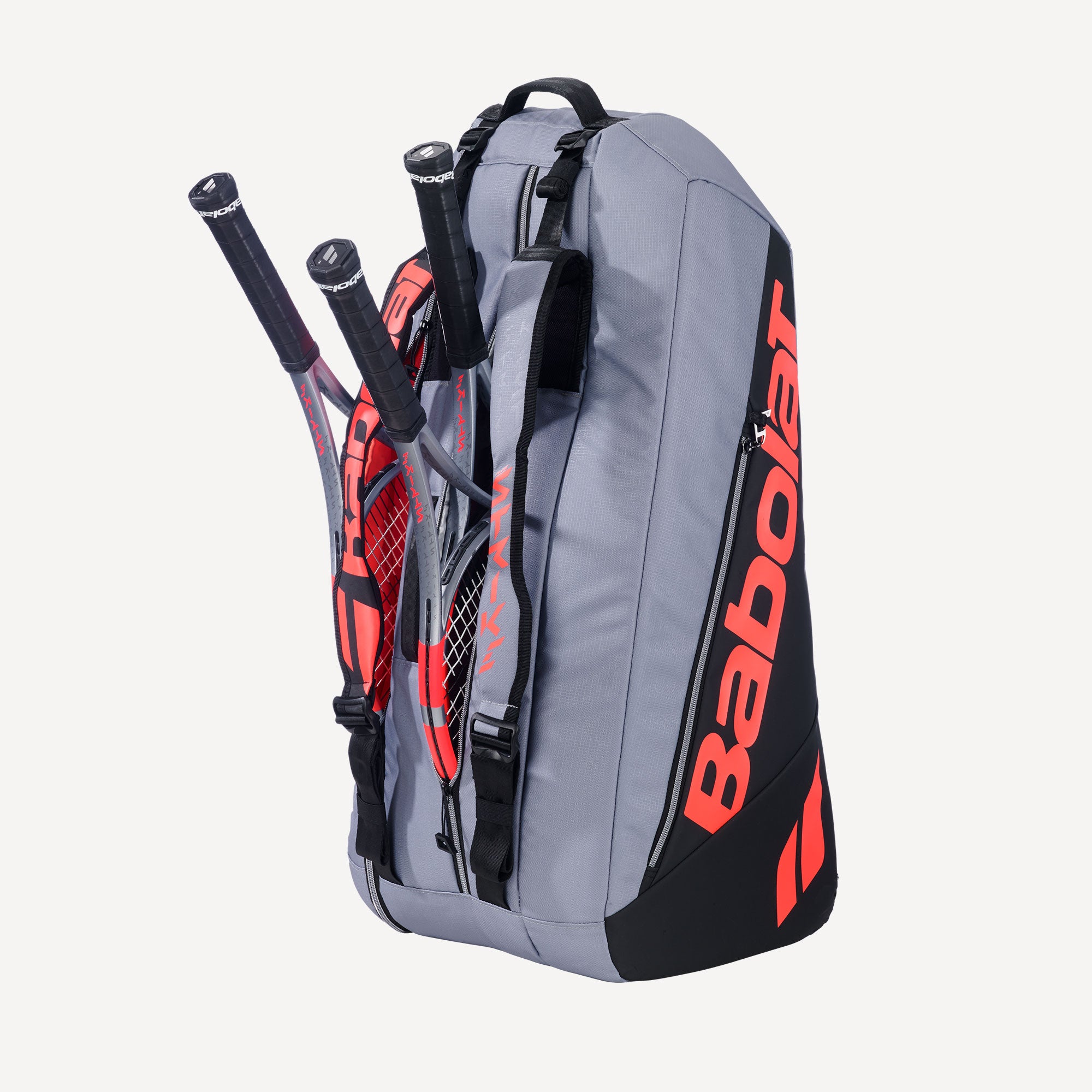 Babolat Pure Strike 6 Racket Carbon Grey Tennis Bag - Grey (3)