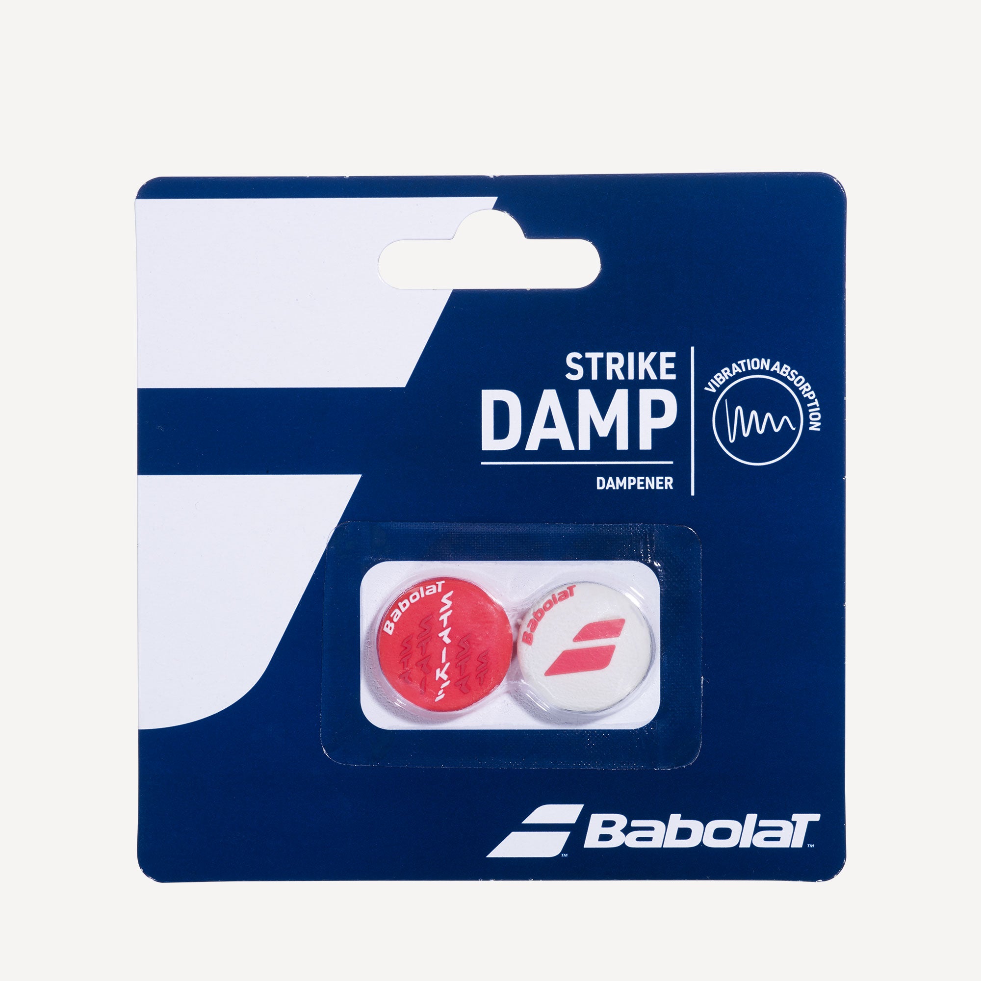 Babolat Strike Tennis Dampener - White/Red (1)
