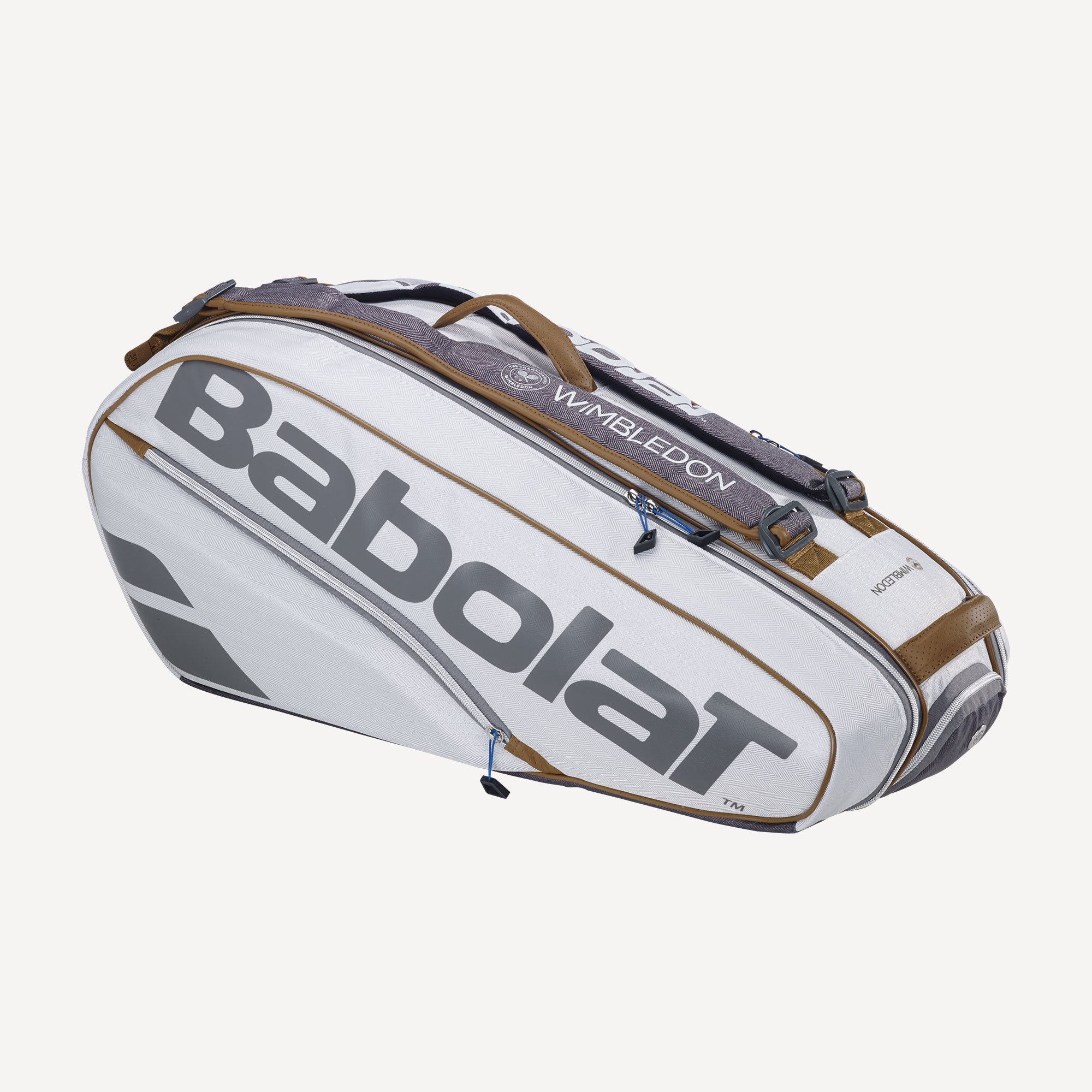Babolat Pure Wimbledon 6 Racket Tennis Bag - White (1)