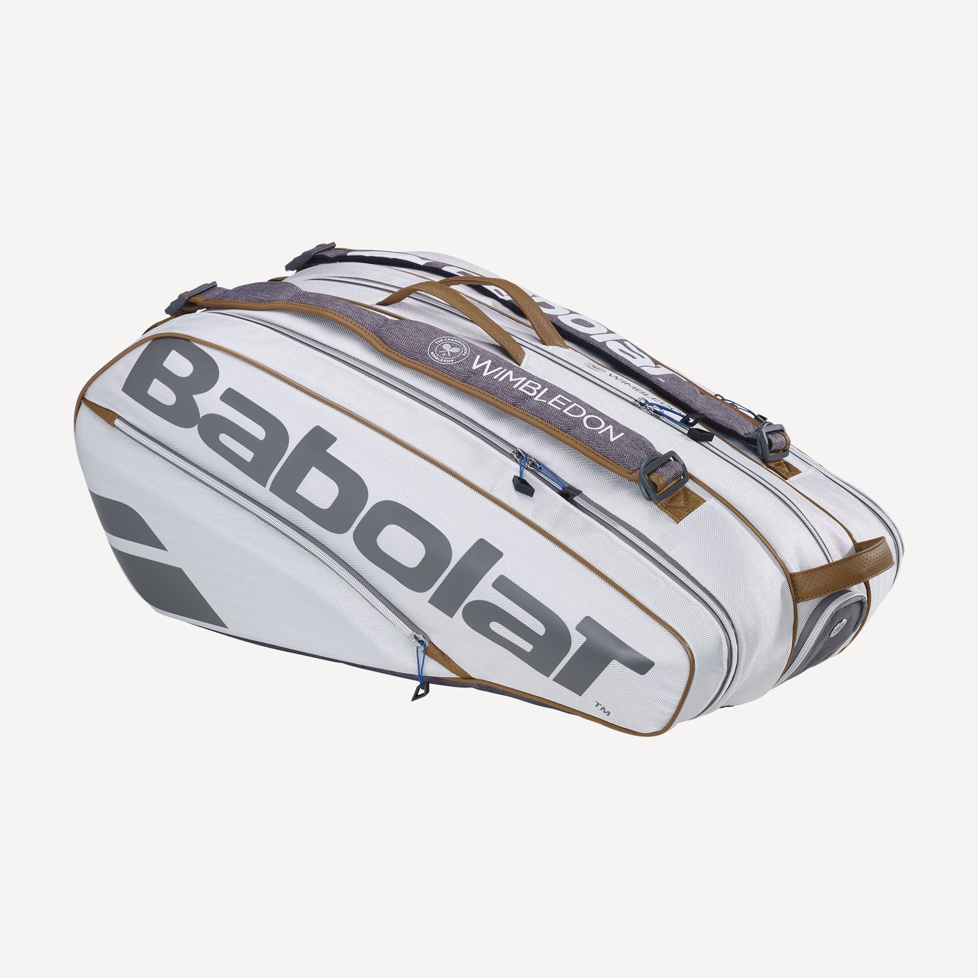 Babolat Pure Wimbledon 9 Racket Tennis Bag - White (1)