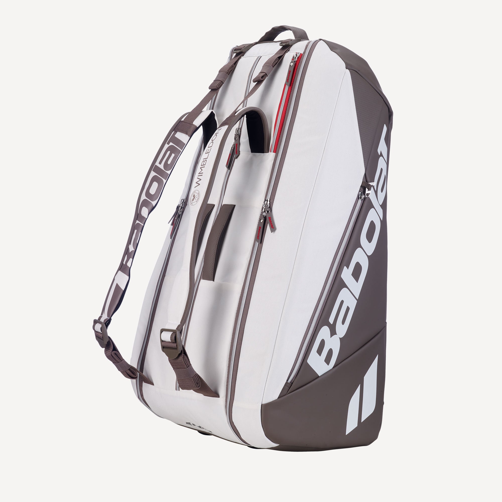 Babolat Pure Wimbledon 9 Racket Tennis Bag - White (1)