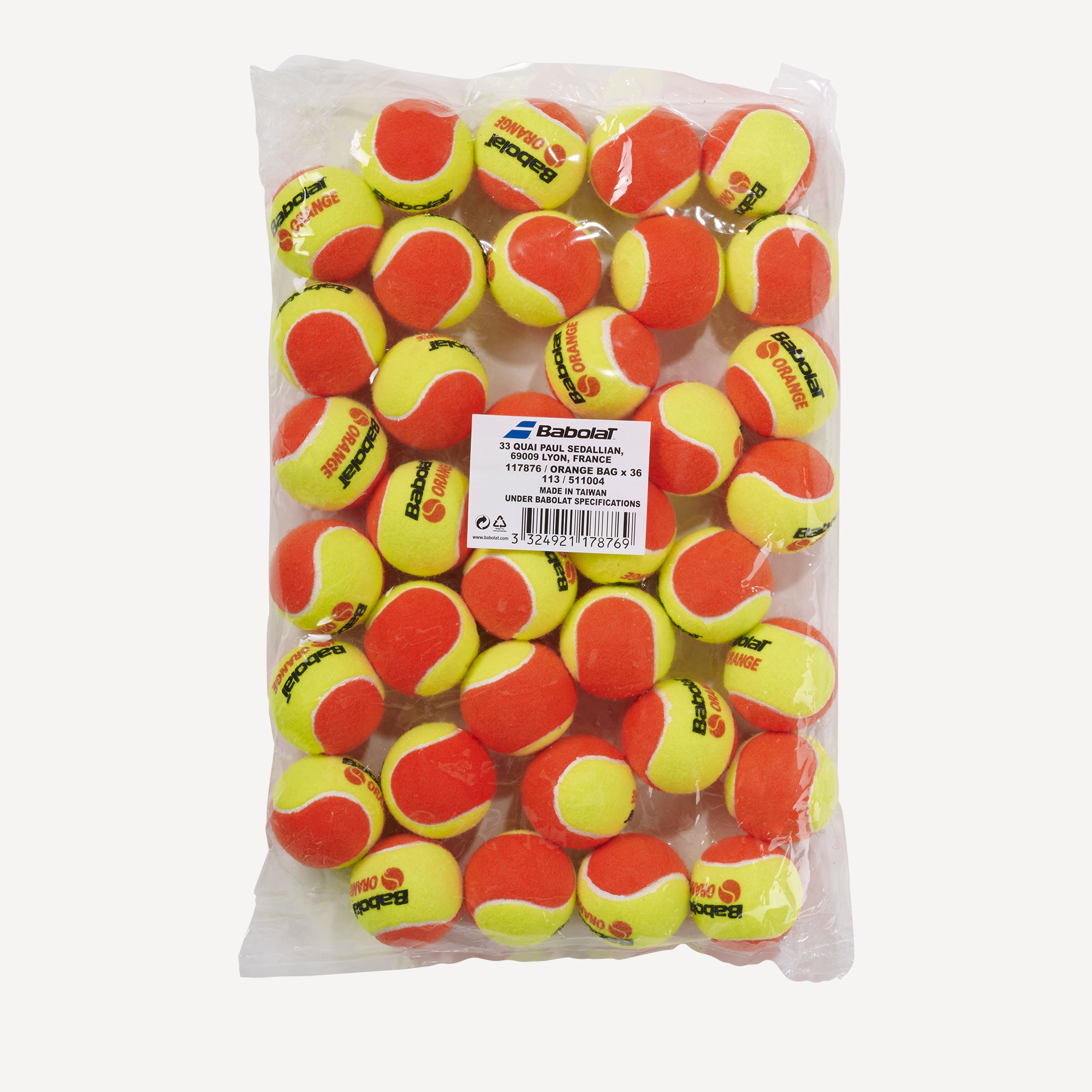Babolat Stage 2 Orange 36 Tennis Balls (1)